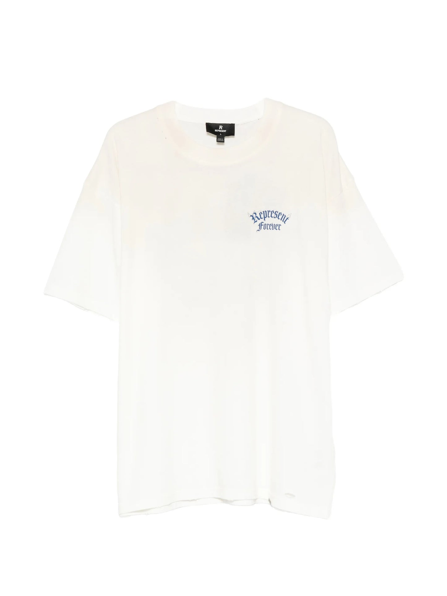 Duality logo-print distressed cotton T-shirt