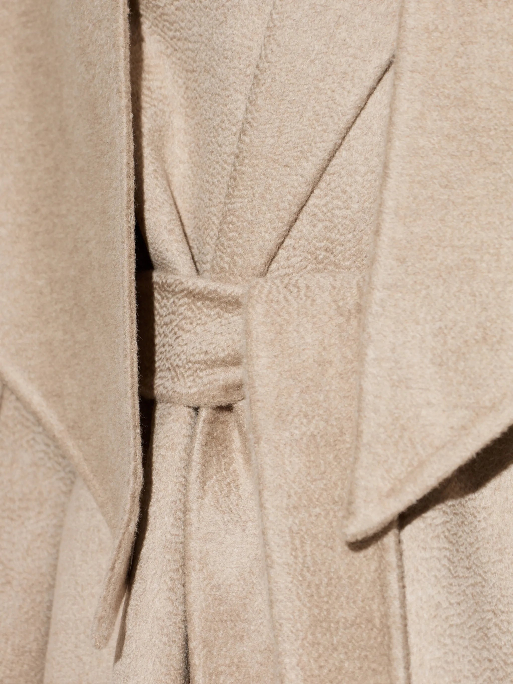 Detto belted shawl-collar coat