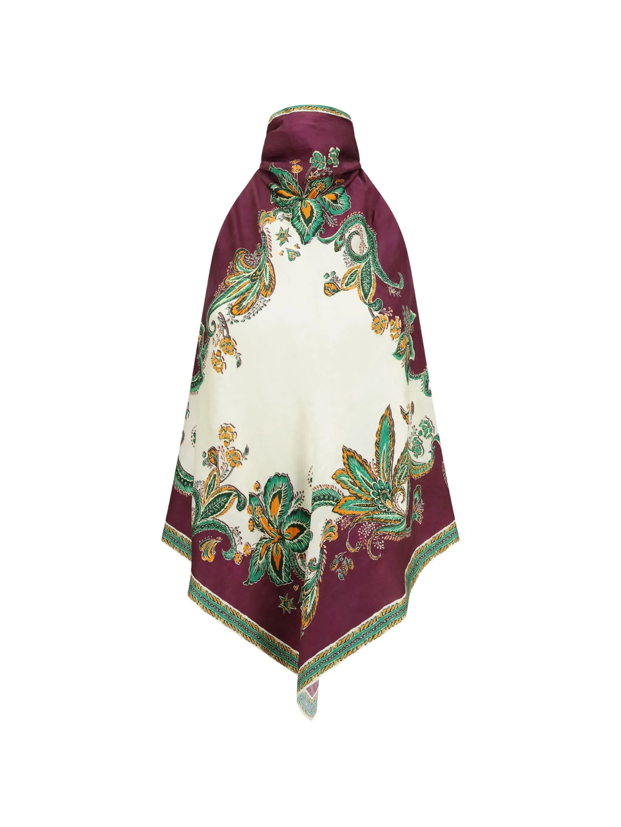 Ruthie halterneck silk-blend top
