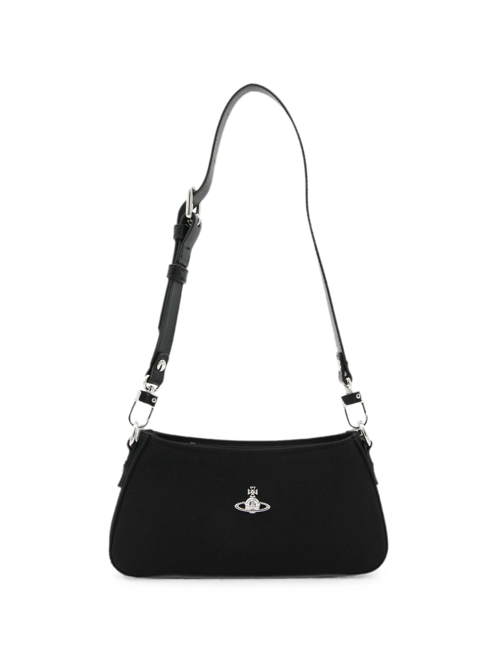 Orb plaque shoulder bag
