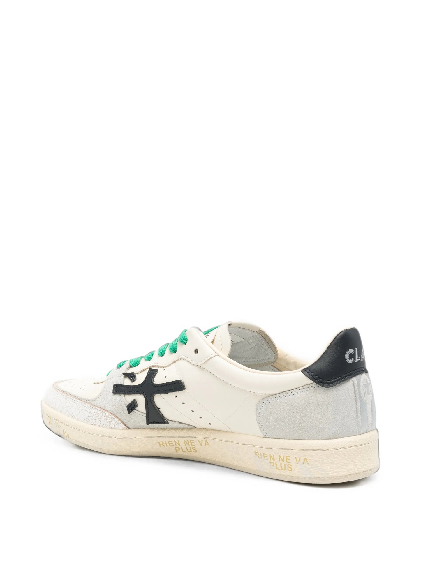 Clay logo-patch sneakers