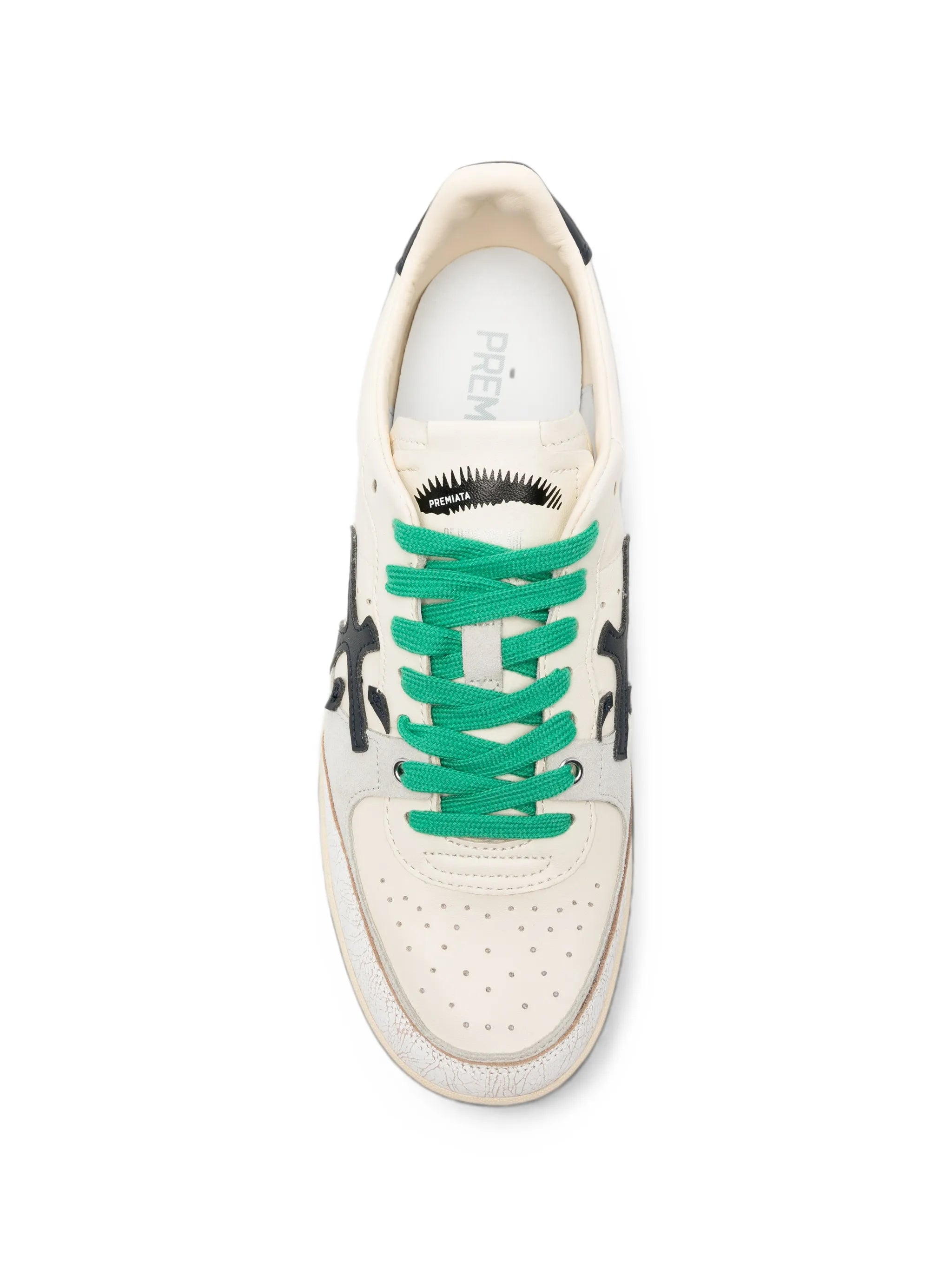 Clay logo-patch sneakers