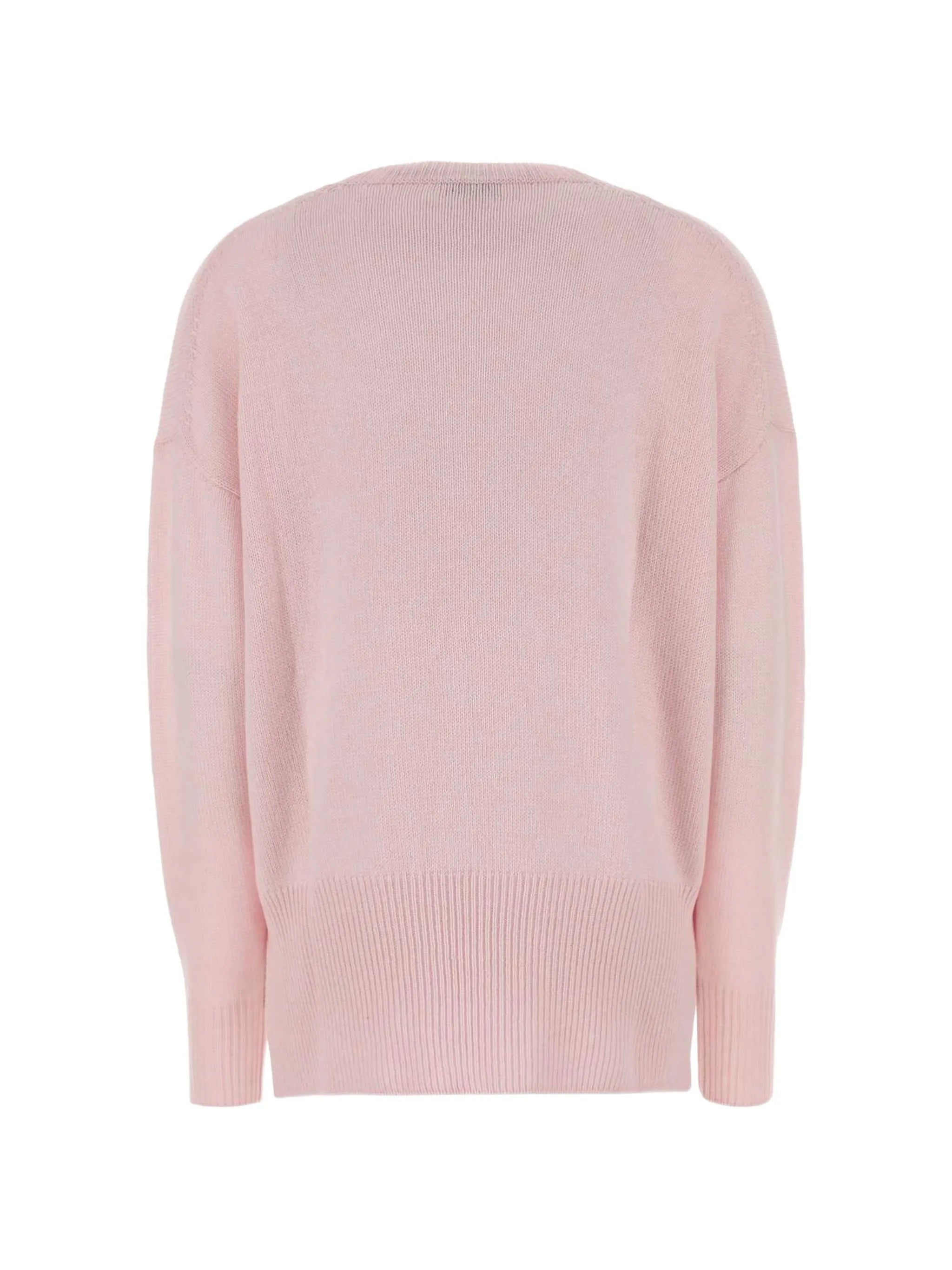 oversized crew-neck sweater