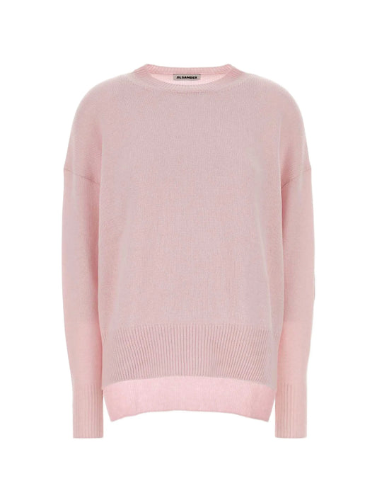 oversized crew-neck sweater