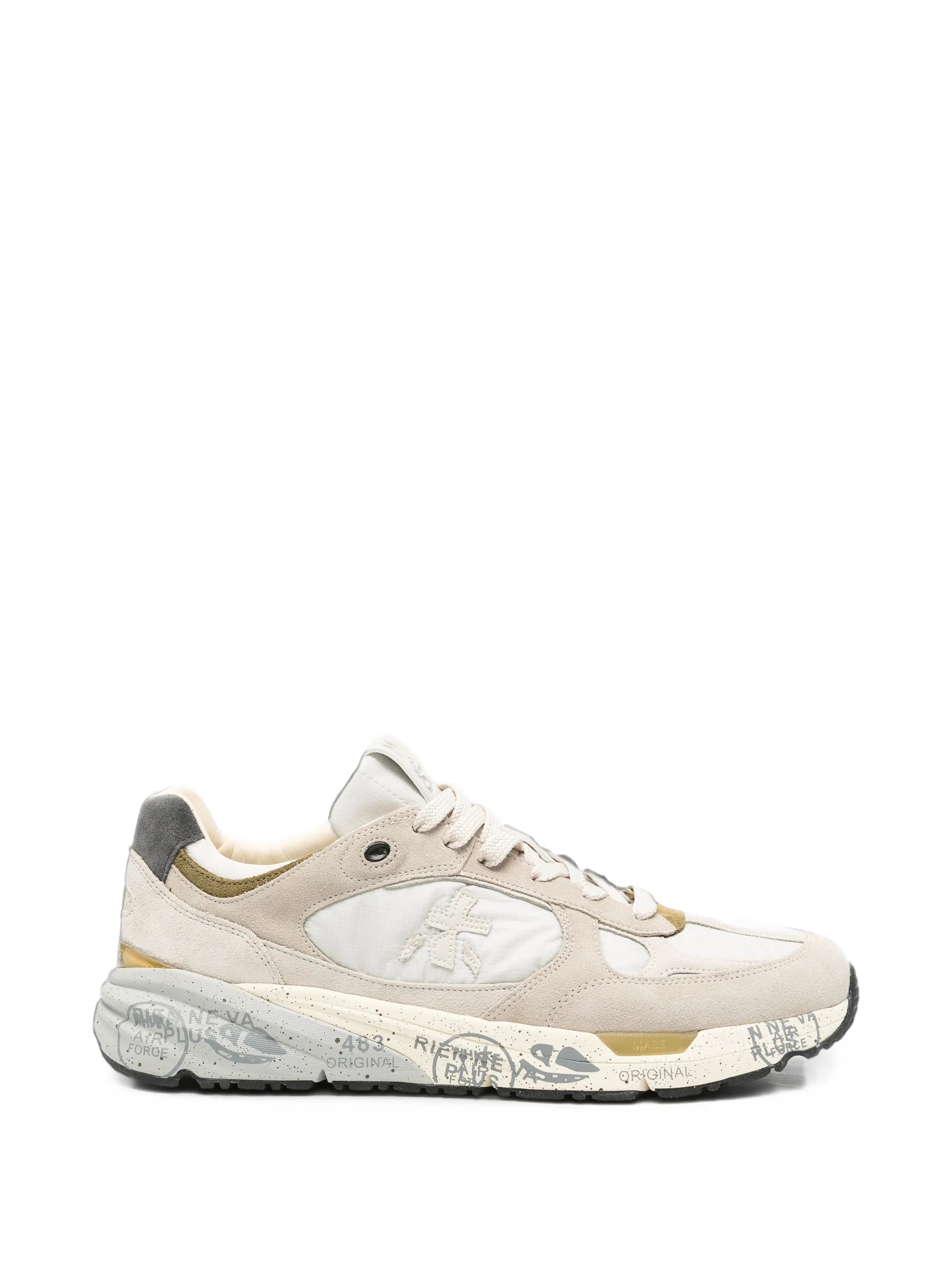 Mase suede-panelled sneakers