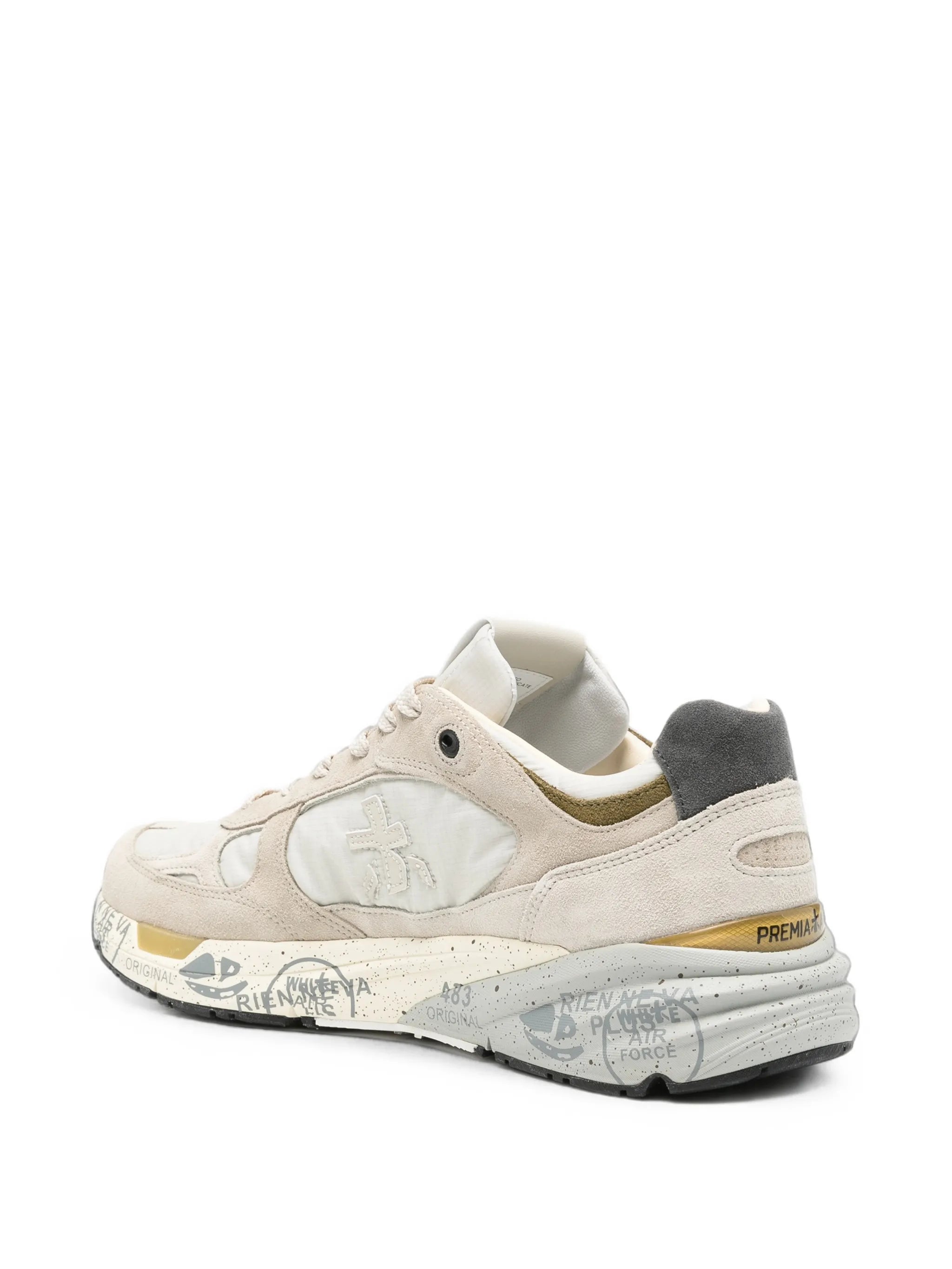 Mase suede-panelled sneakers