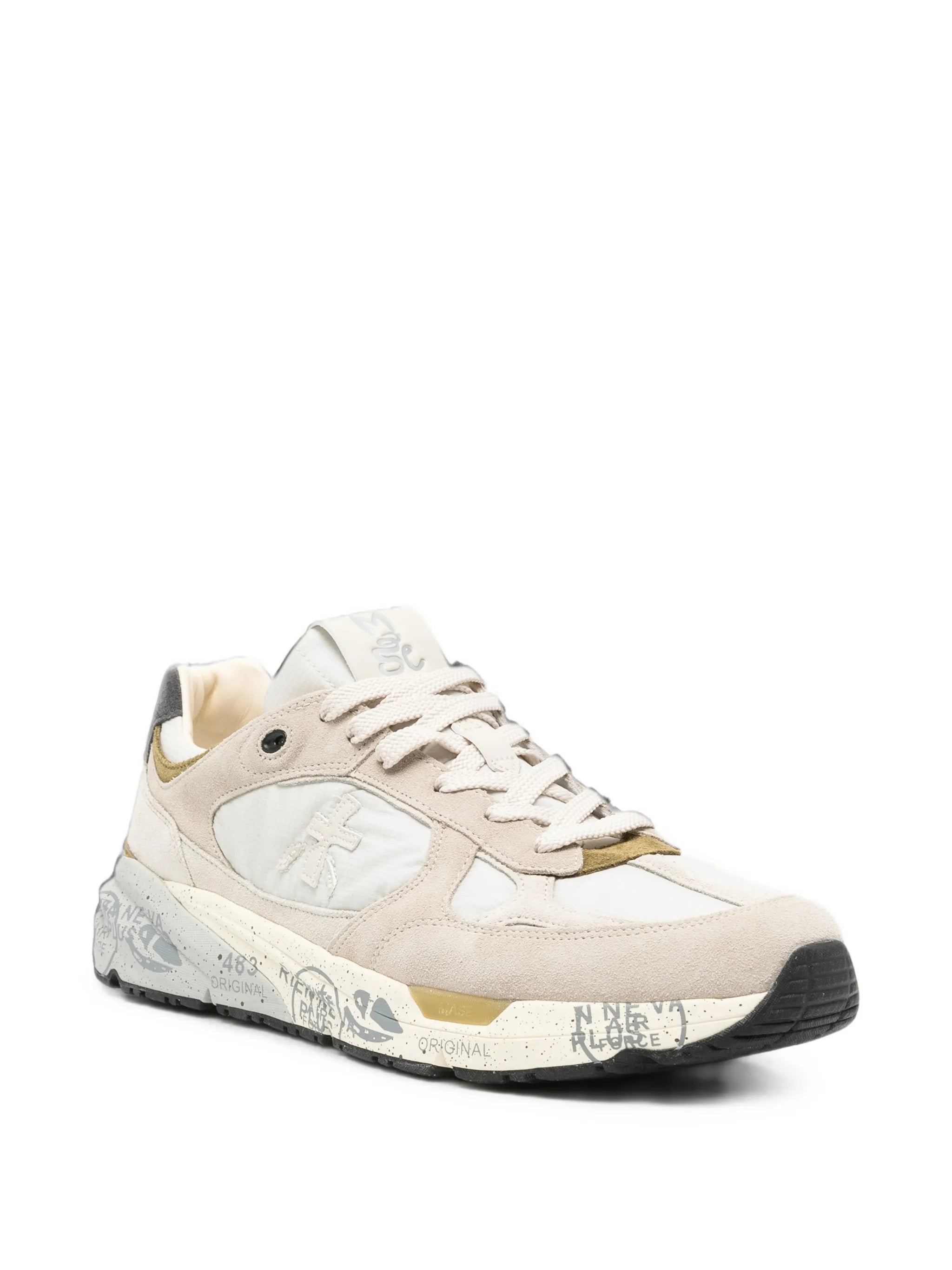 Mase suede-panelled sneakers