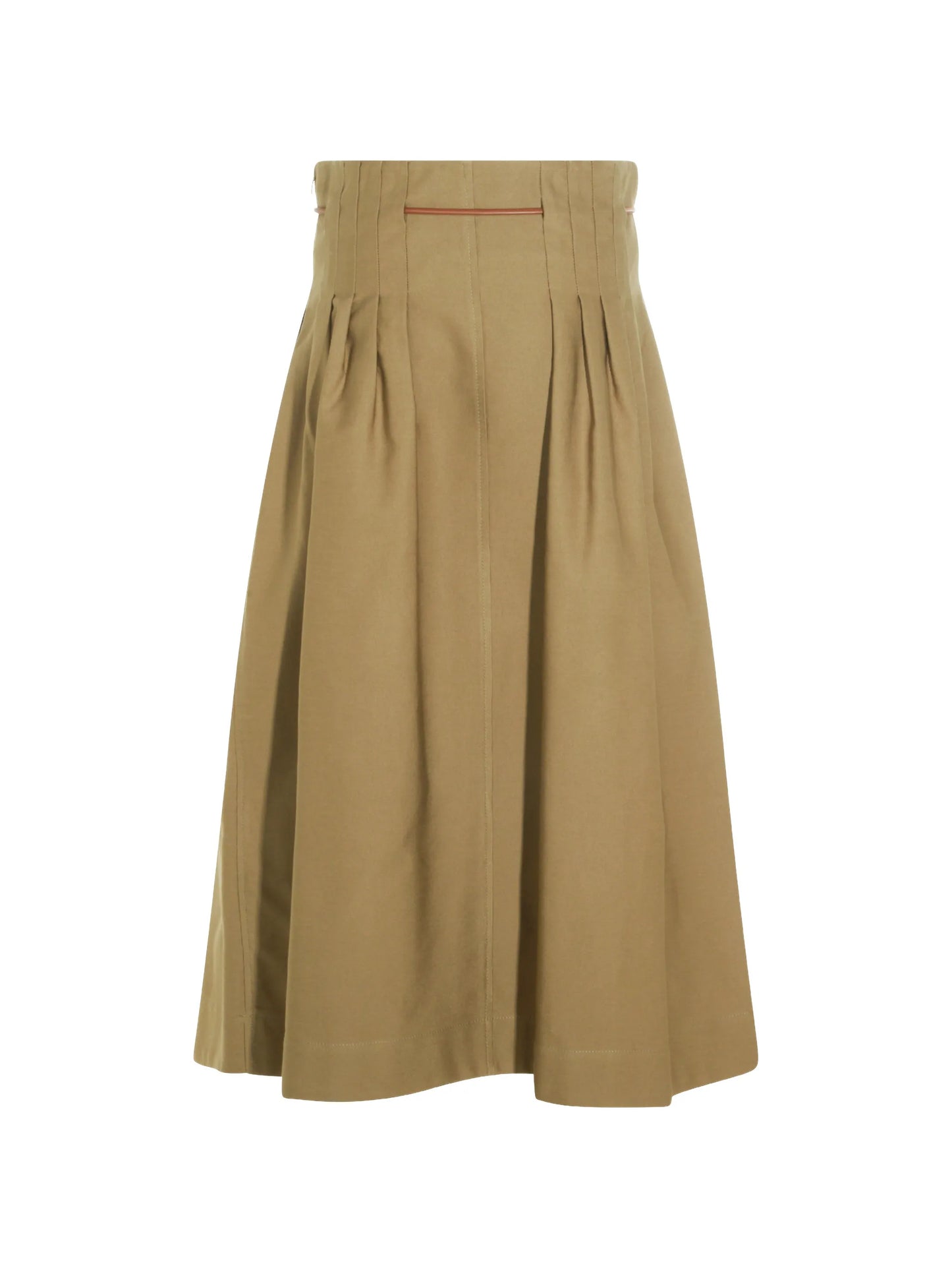 pleated drawstring skirt