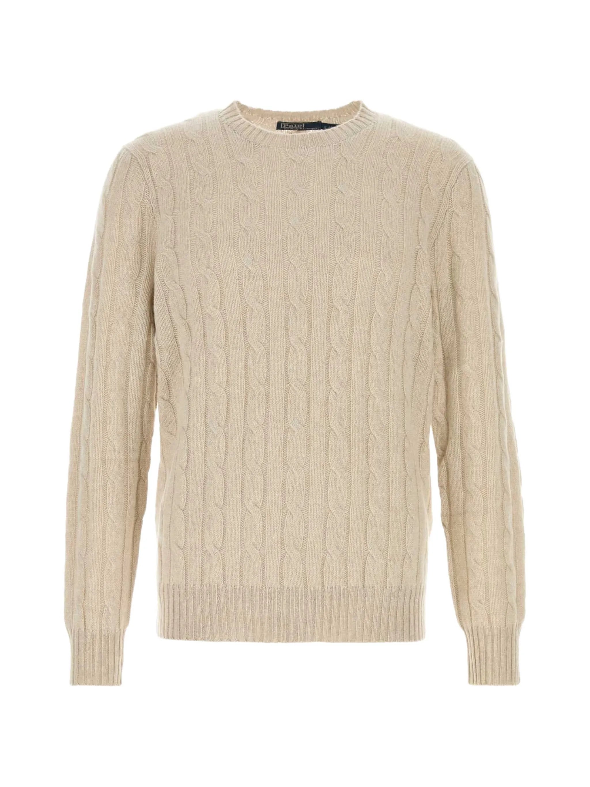 cable-knit cashmere sweater