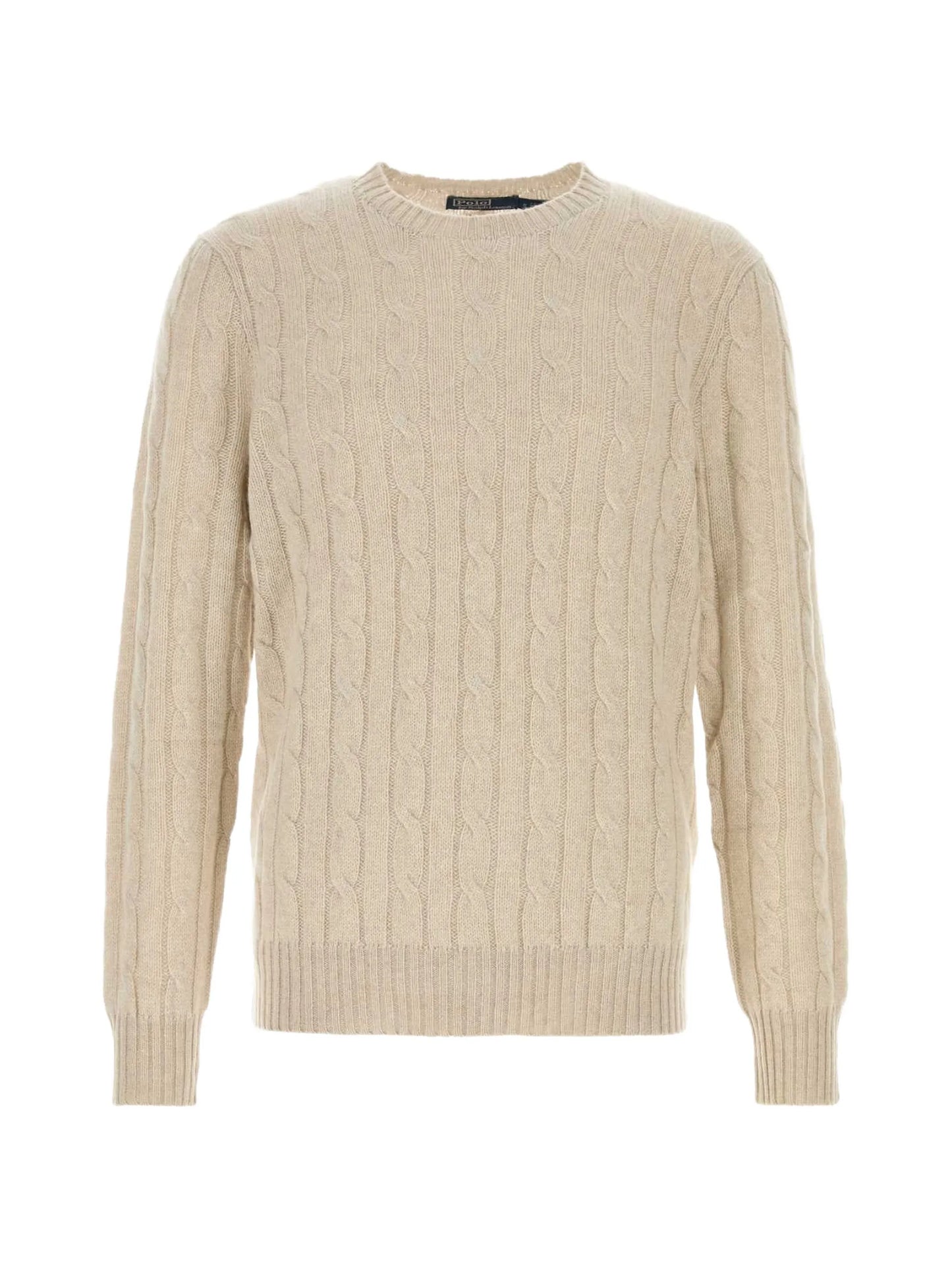 cable-knit cashmere sweater