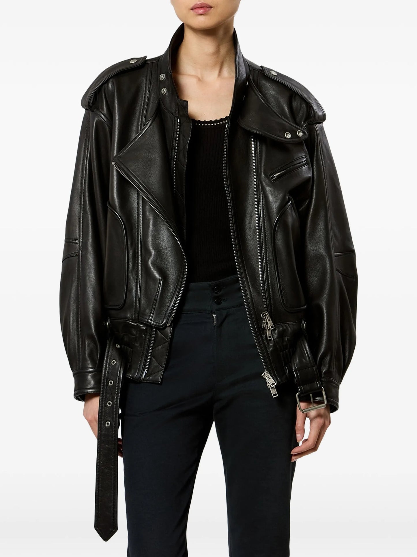 Farza lambskin leather jacket