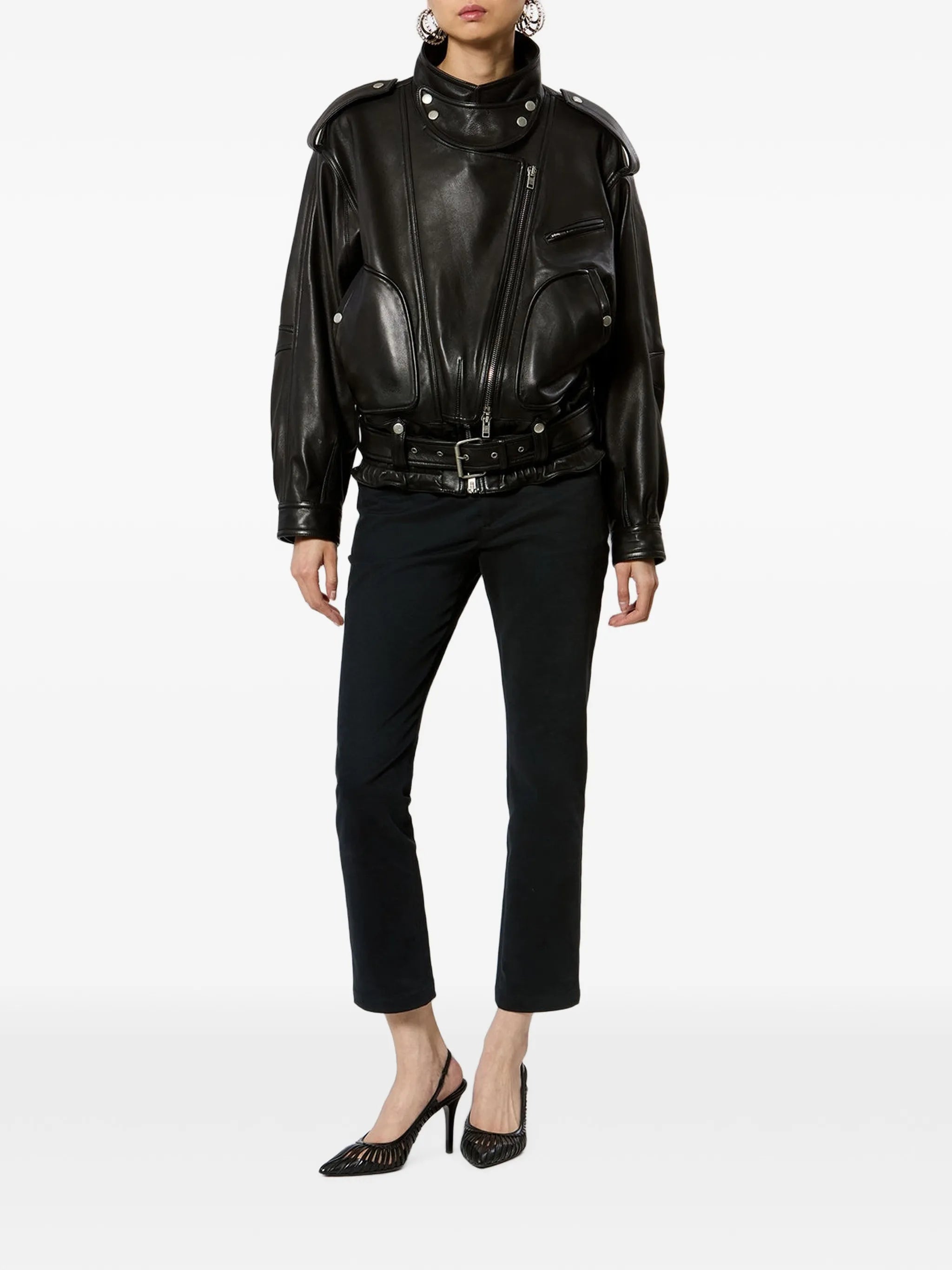 Farza lambskin leather jacket