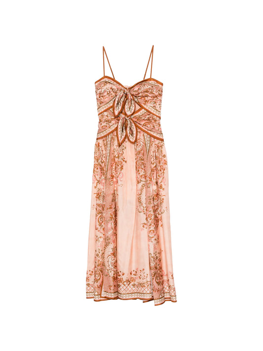 Aster scarf midi dress