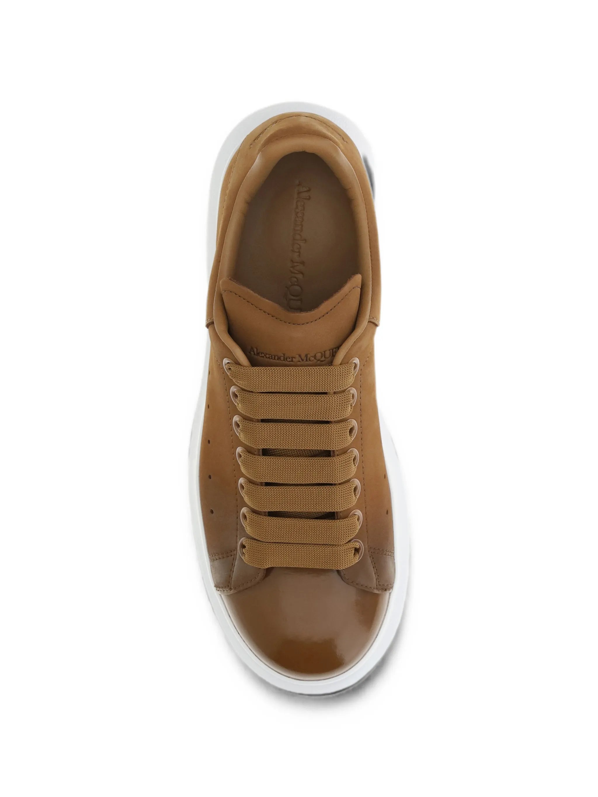 Oversized leather sneakers