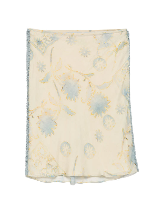 Cecile floral-print mini skirt