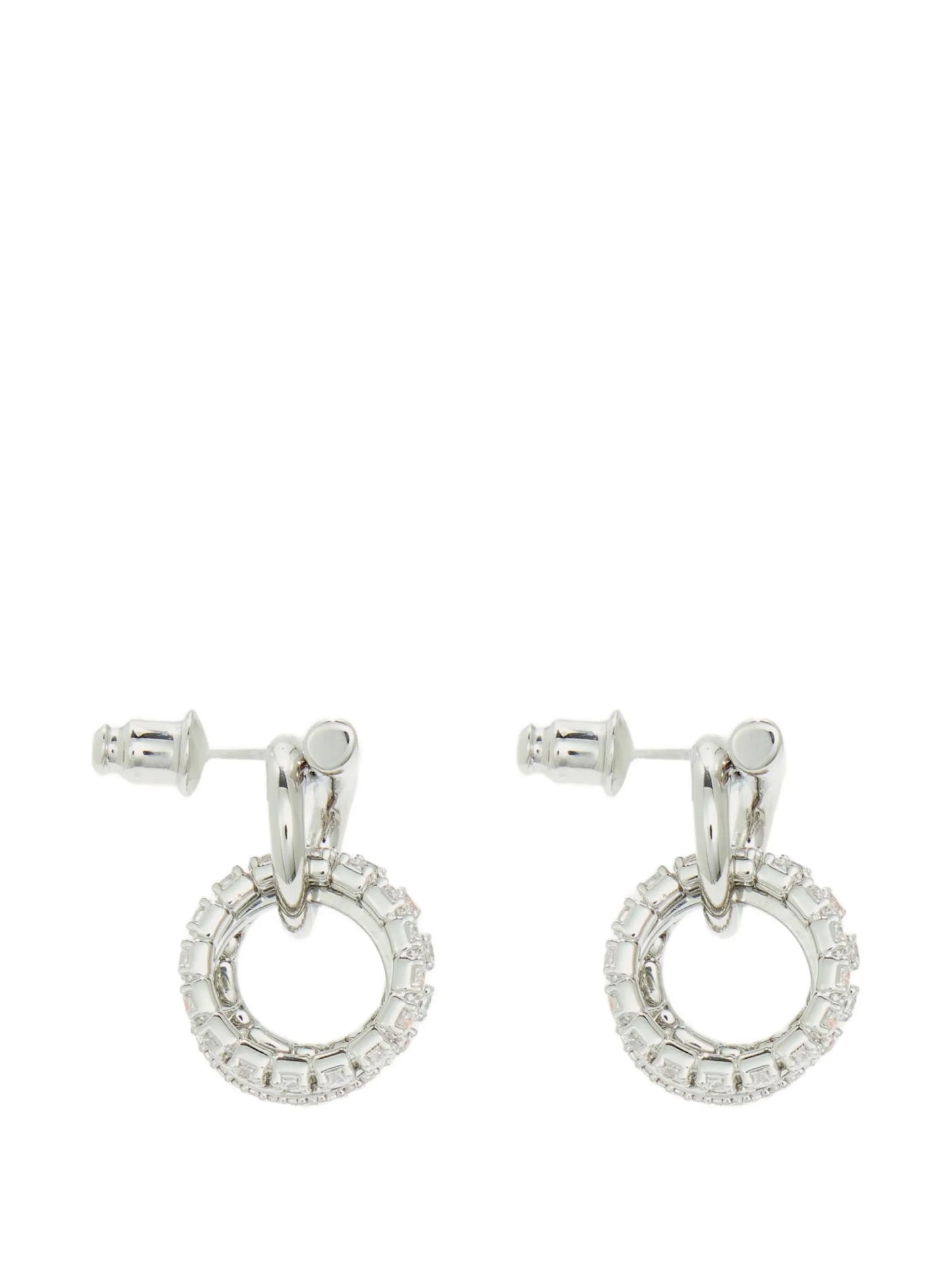 Gancini crystal-embellished earrings