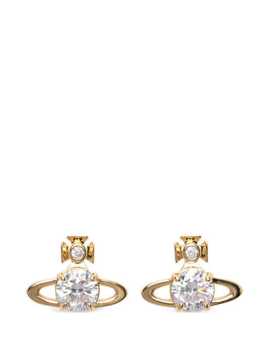 Reina crystal-embellished earrings