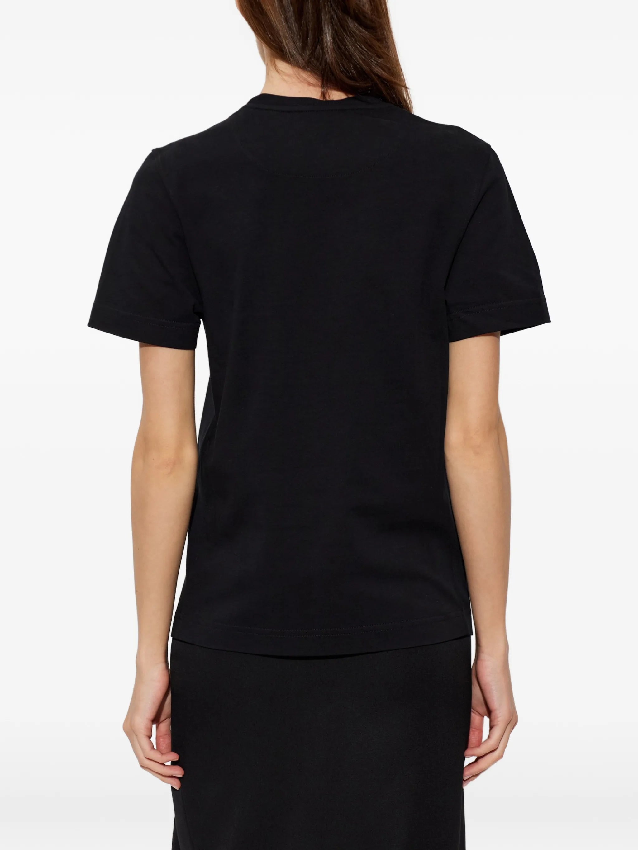 Embroidered logo patch T-shirt