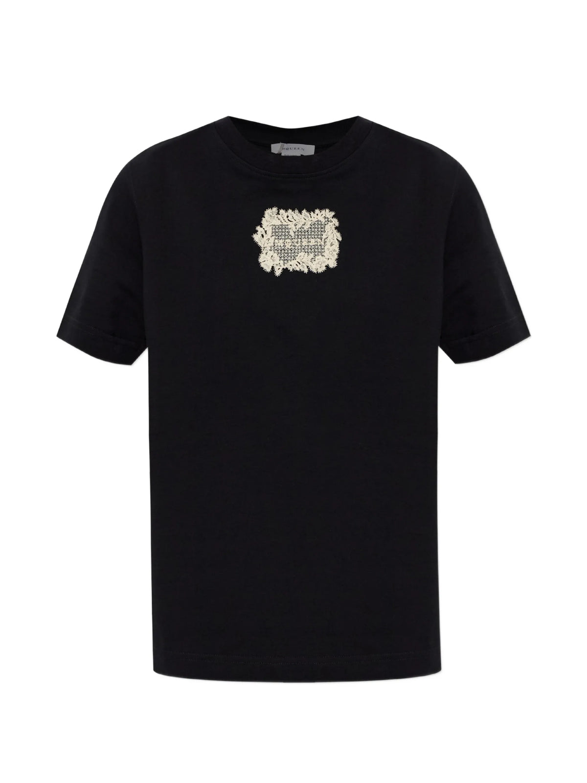 Embroidered logo patch T-shirt