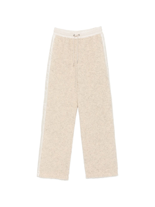 logo-patch panelled track pants