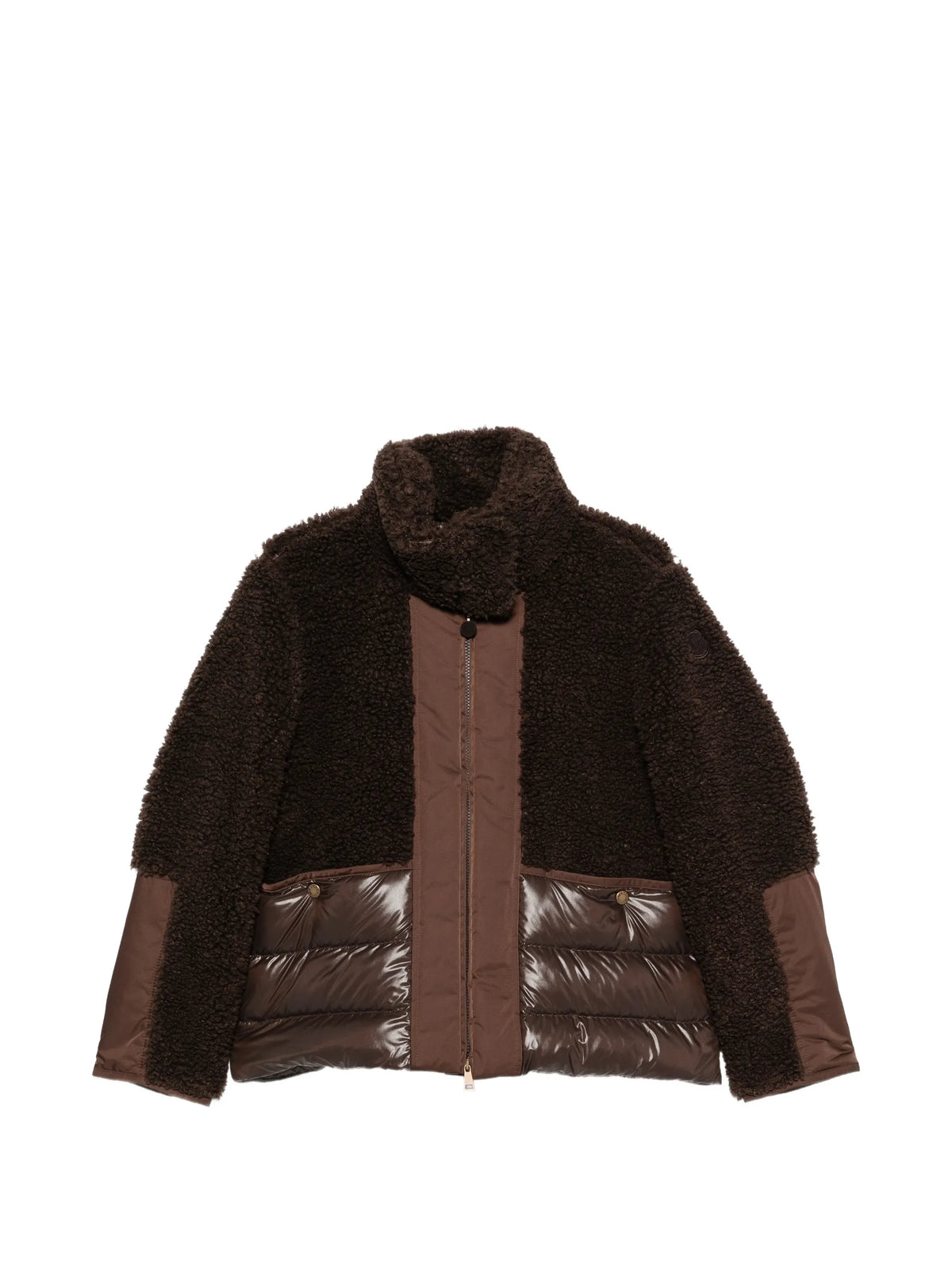 Glorieux panelled faux-shearling jacket