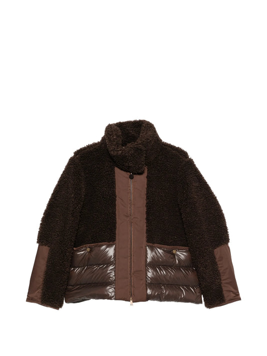 Glorieux panelled faux-shearling jacket