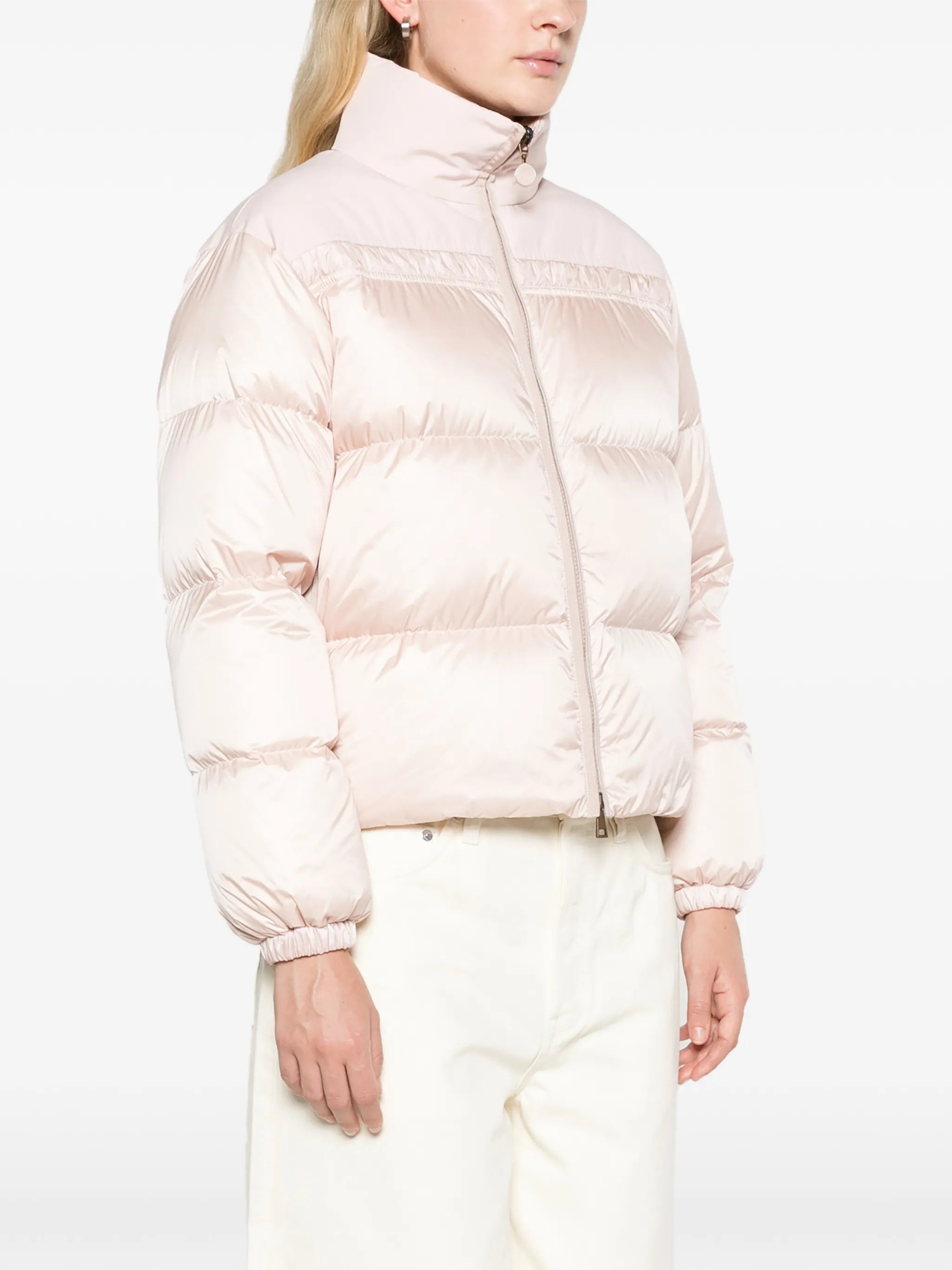 Meditation short down jacket