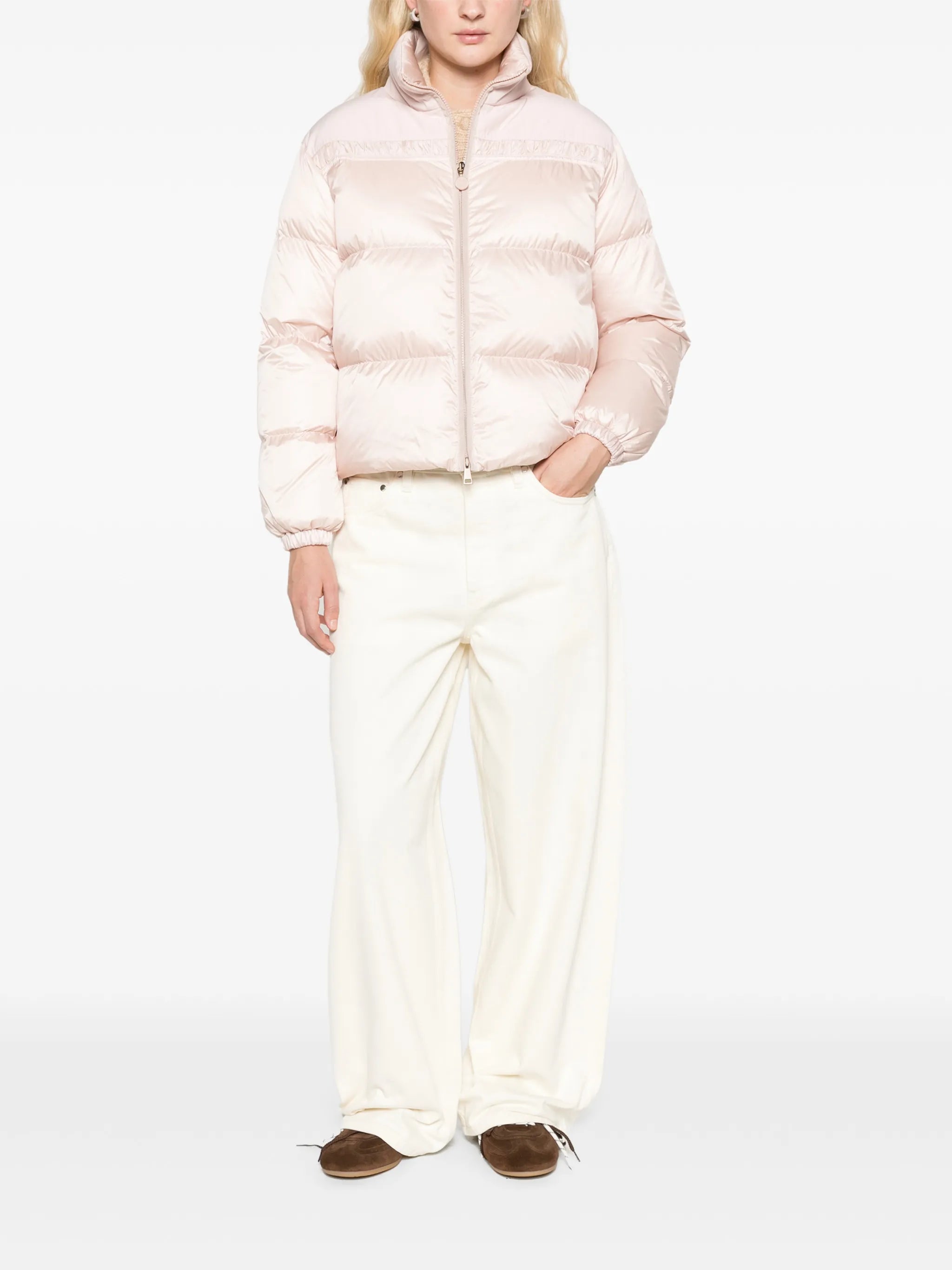 Meditation short down jacket