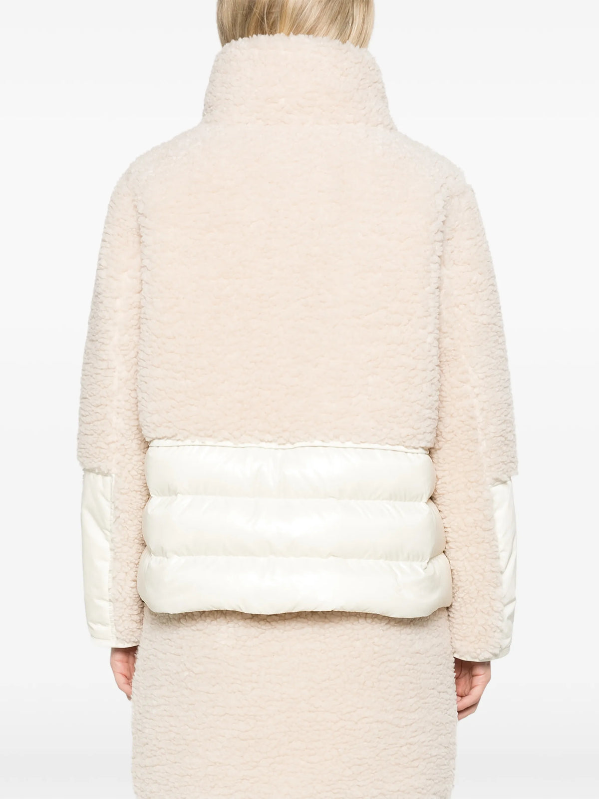 Glorieux hooded teddy short down jacket