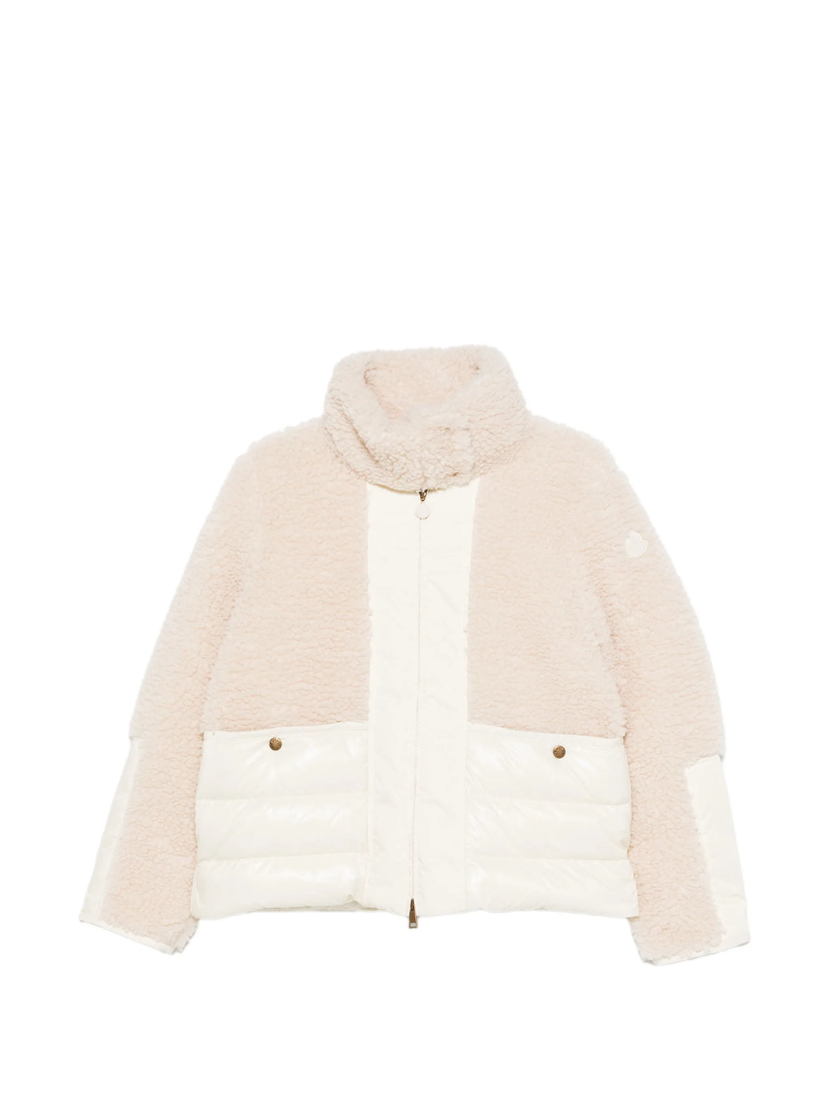 Glorieux hooded teddy short down jacket