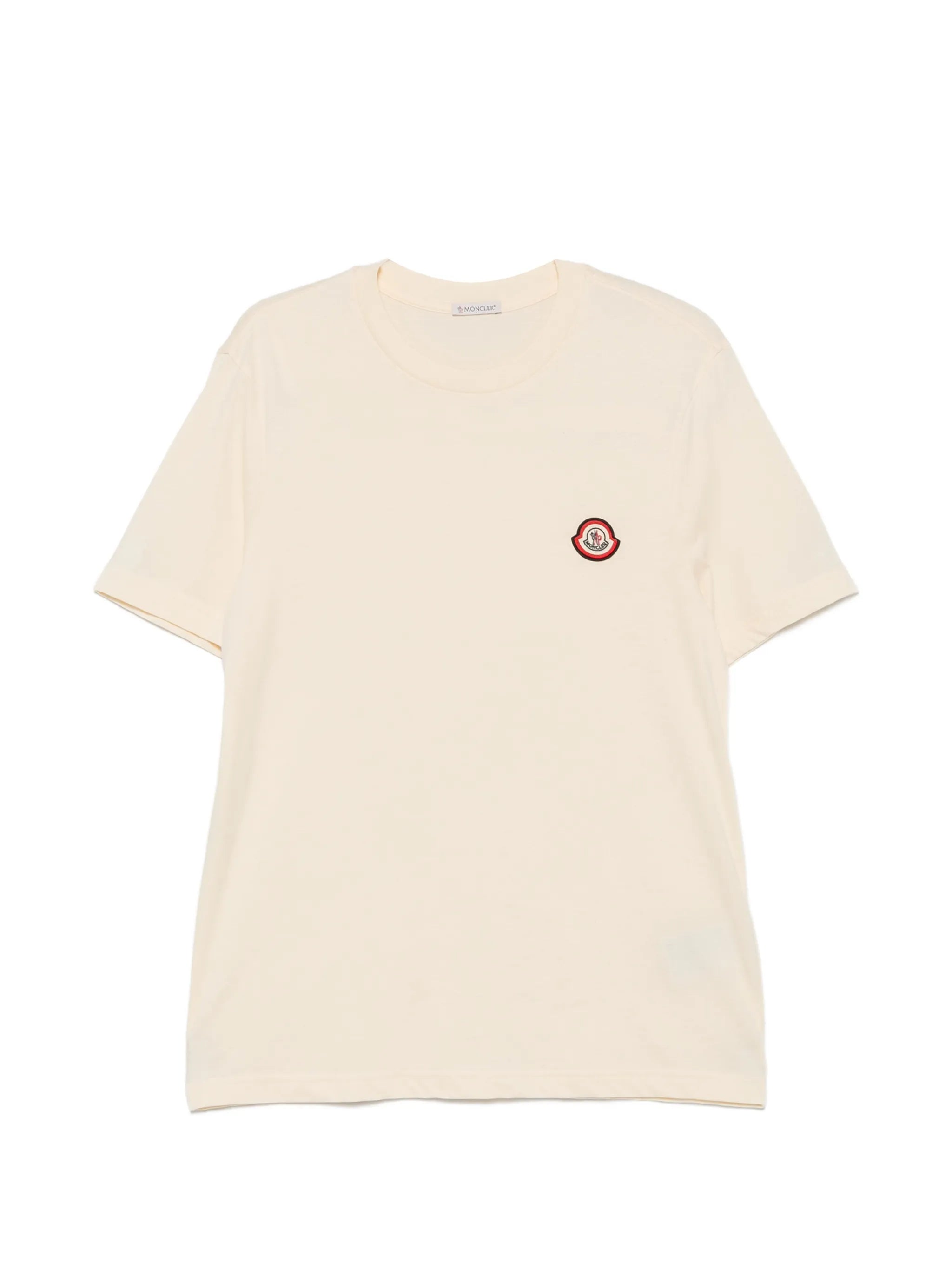 logo-patch jersey T-shirt