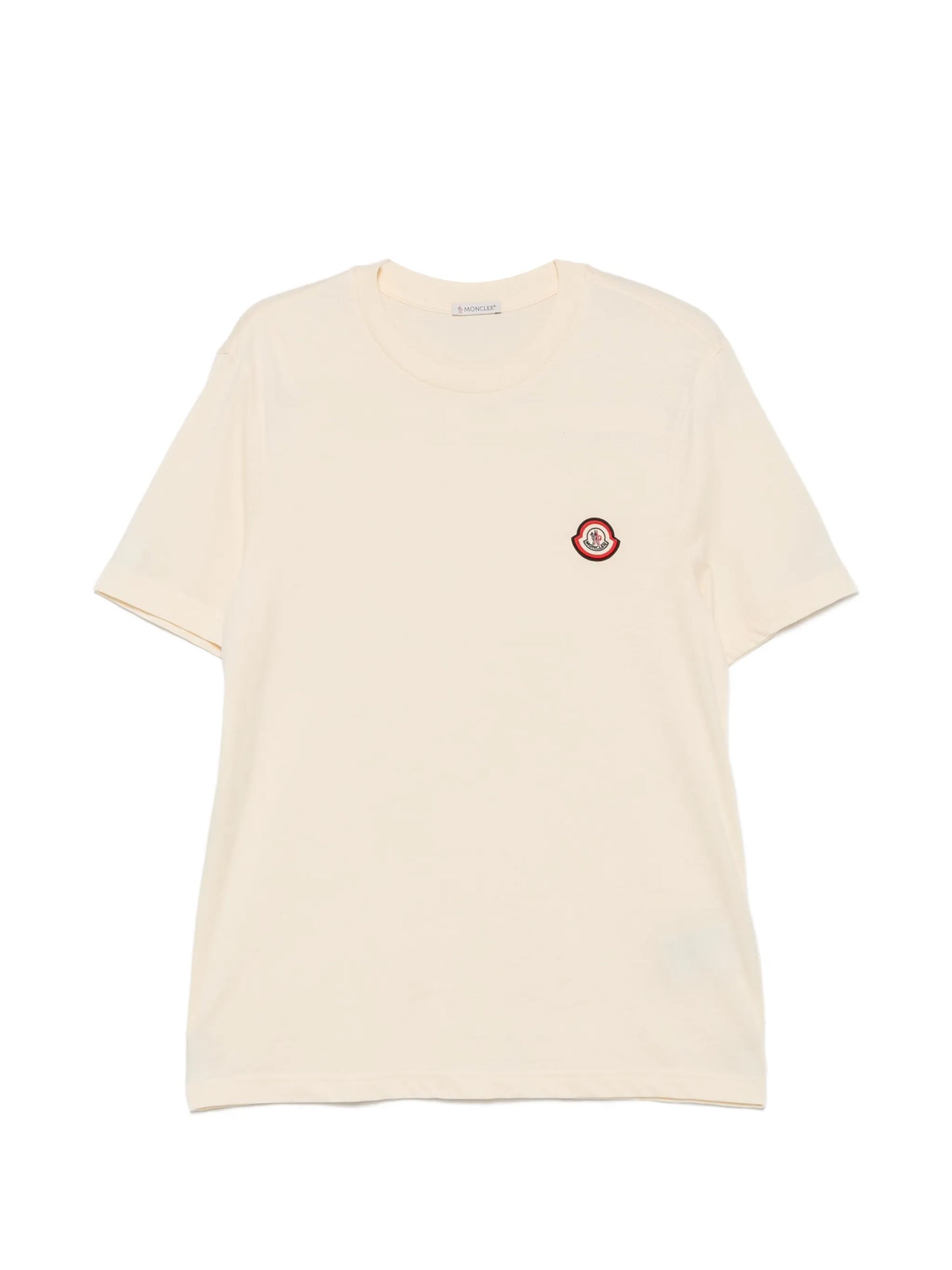 logo-patch jersey T-shirt