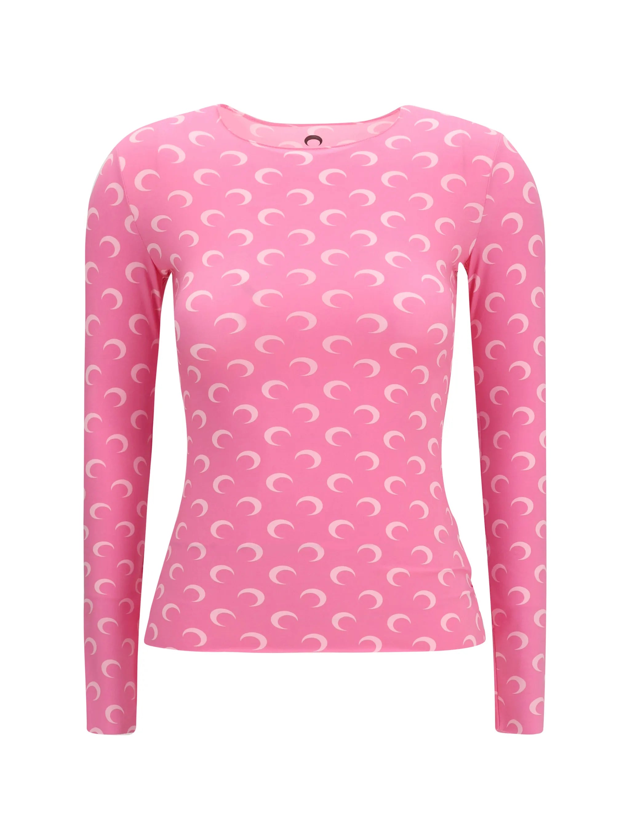 moon-print long-sleeve top