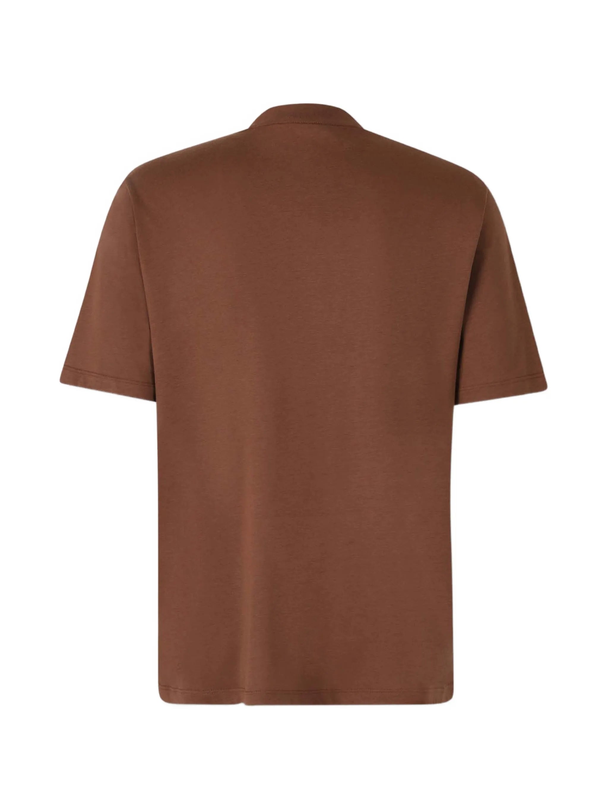 logo-embroidered T-shirt
