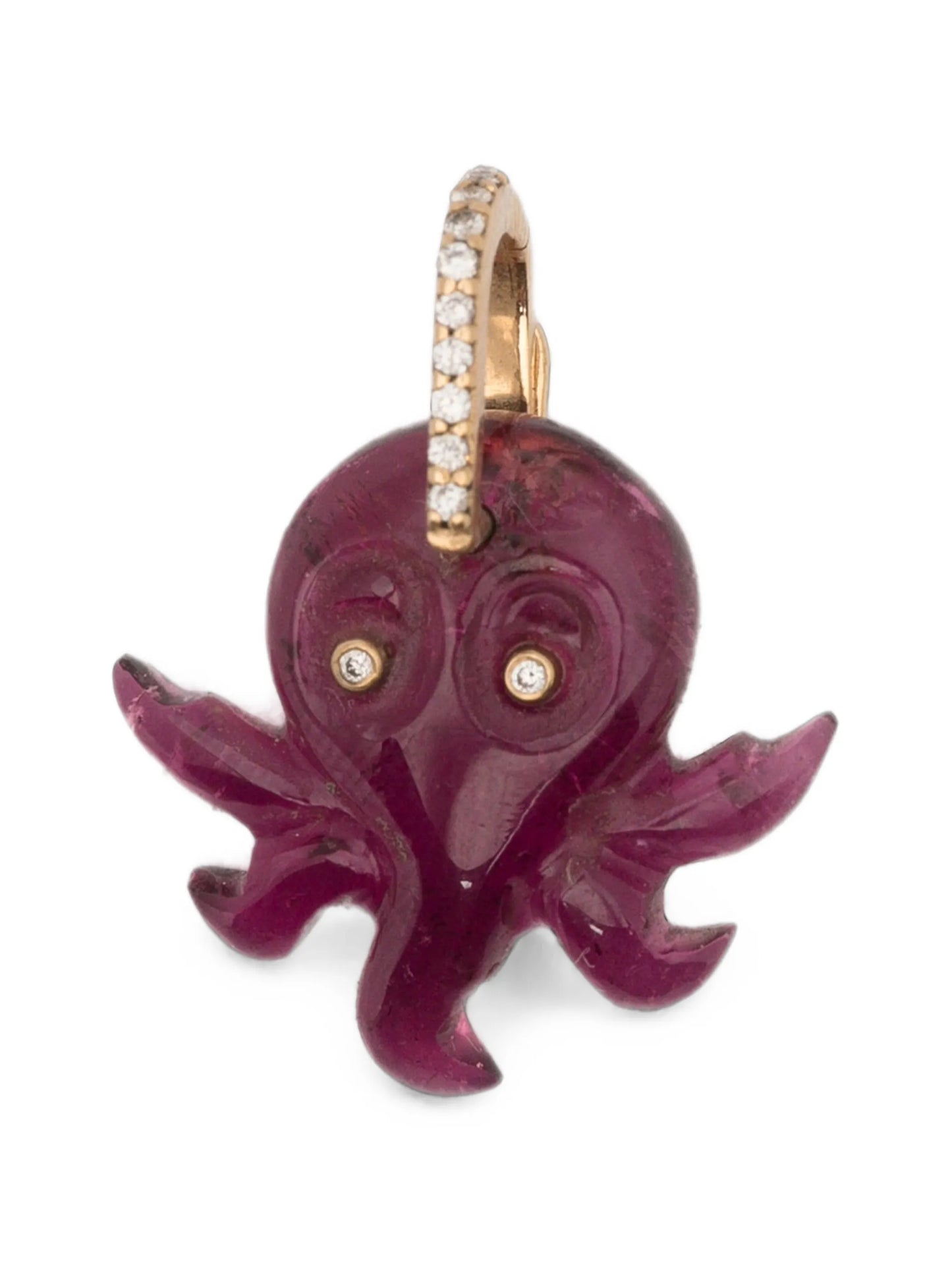 diamond octopus pendant