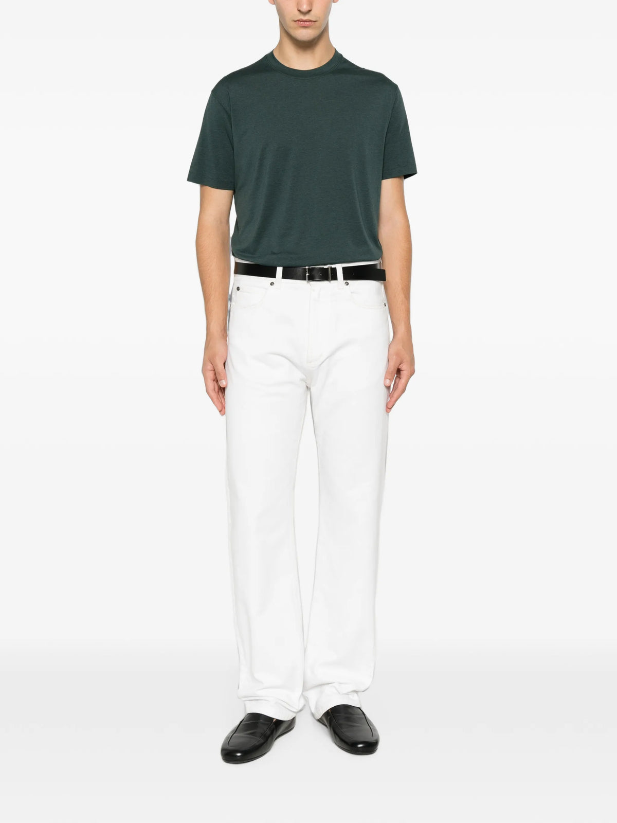 lyocell cotton crew neck t-shirt