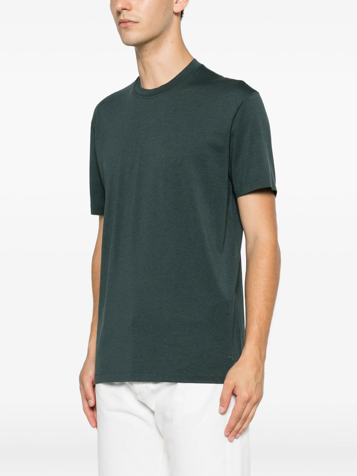 lyocell cotton crew neck t-shirt