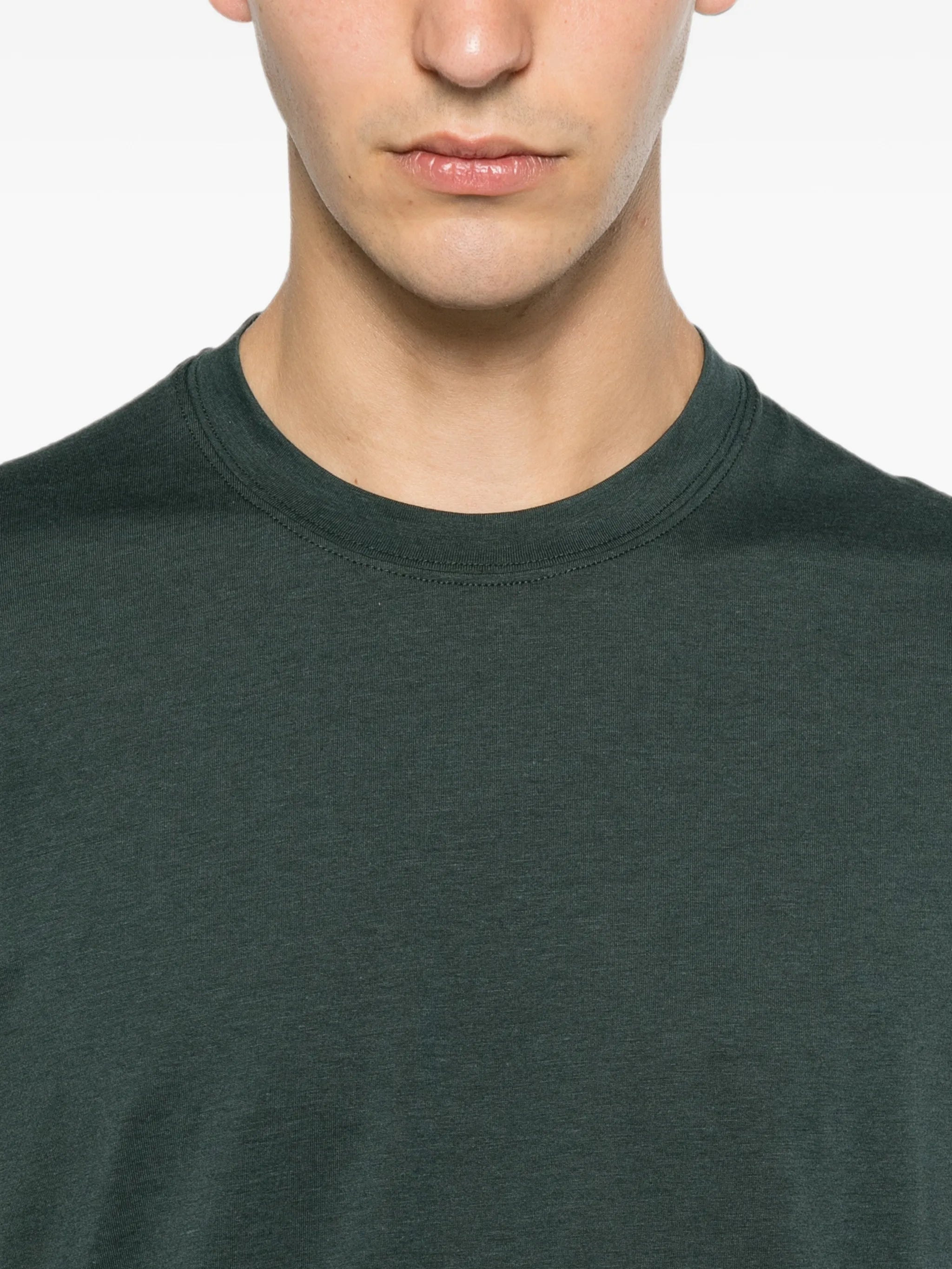 lyocell cotton crew neck t-shirt