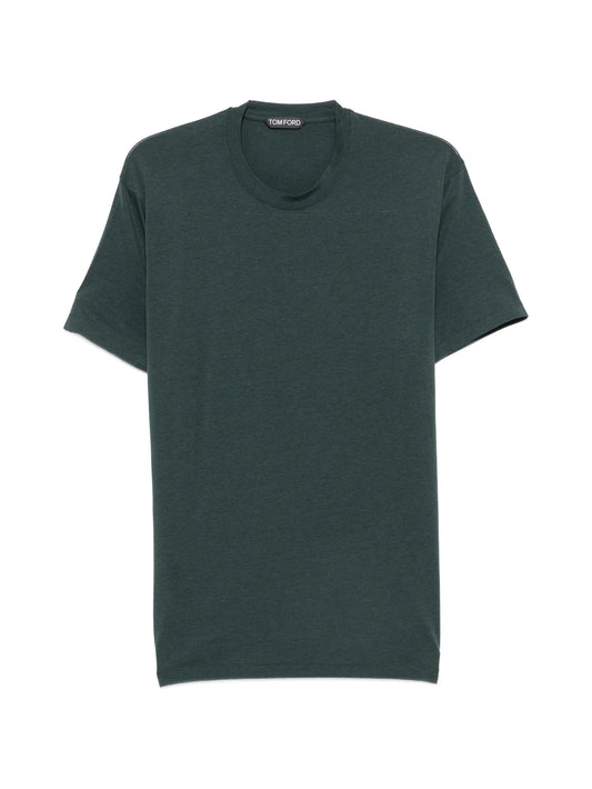 lyocell cotton crew neck T-shirt