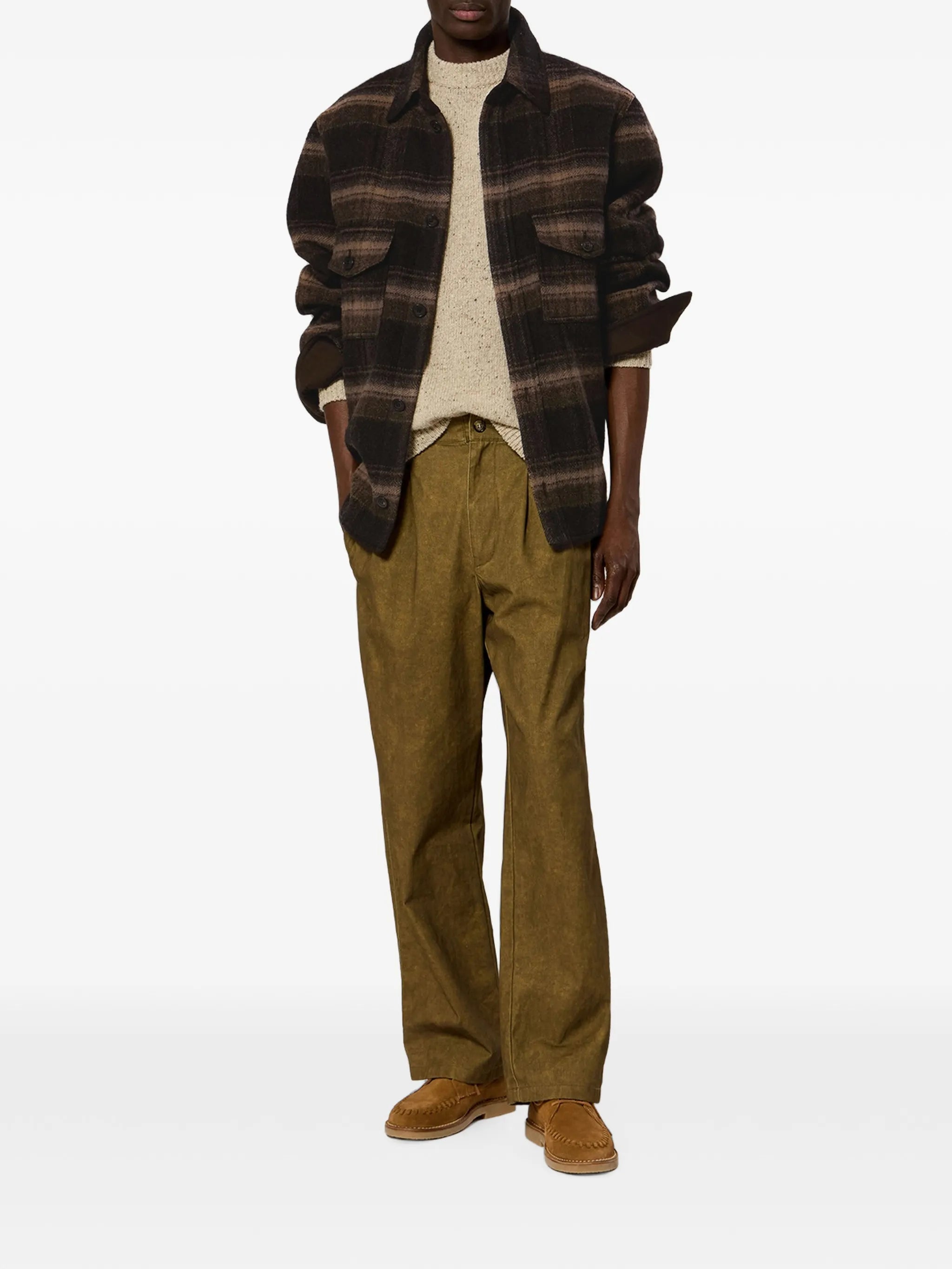 Kervon wool-blend overshirt