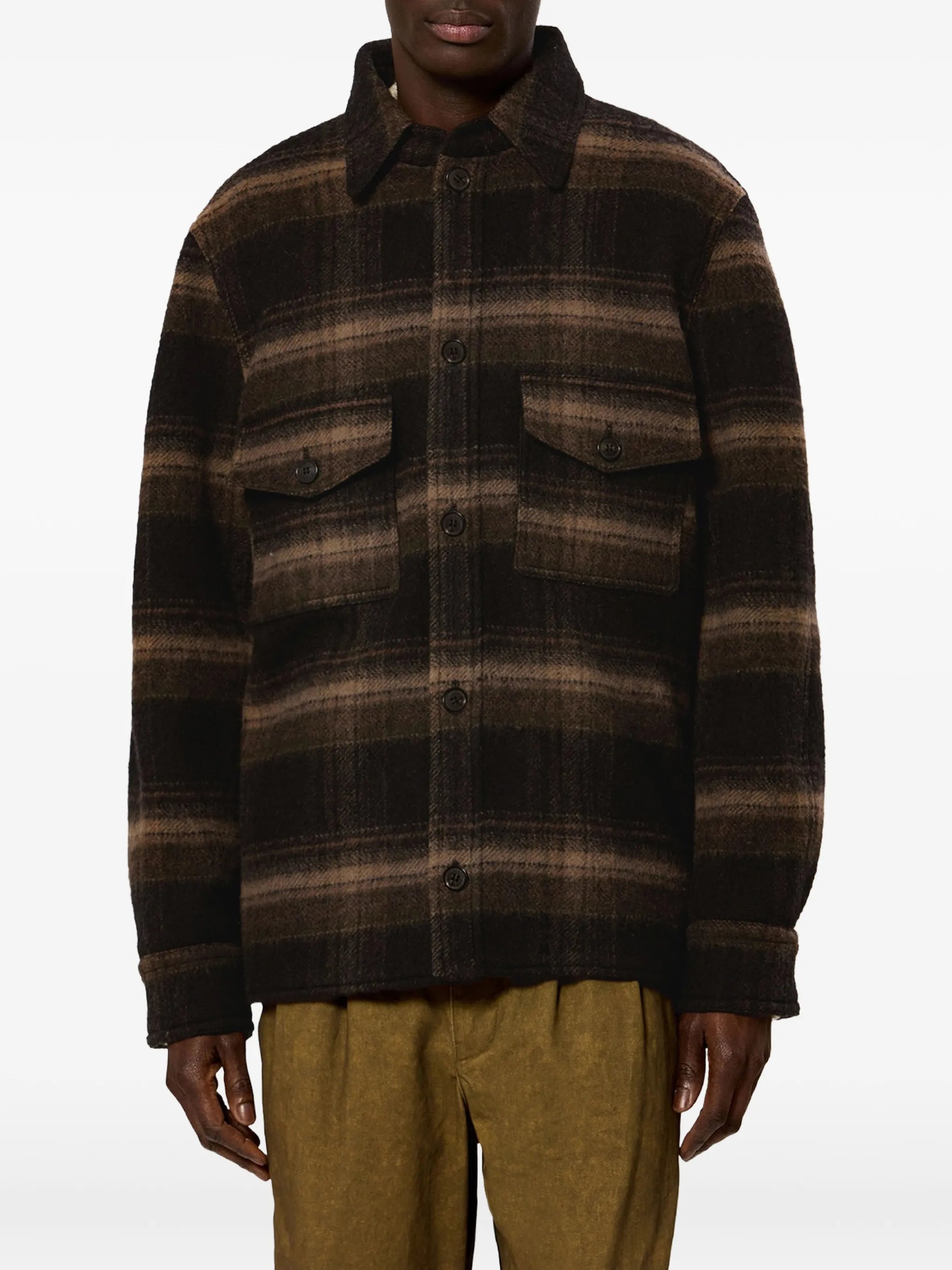 Kervon wool-blend overshirt