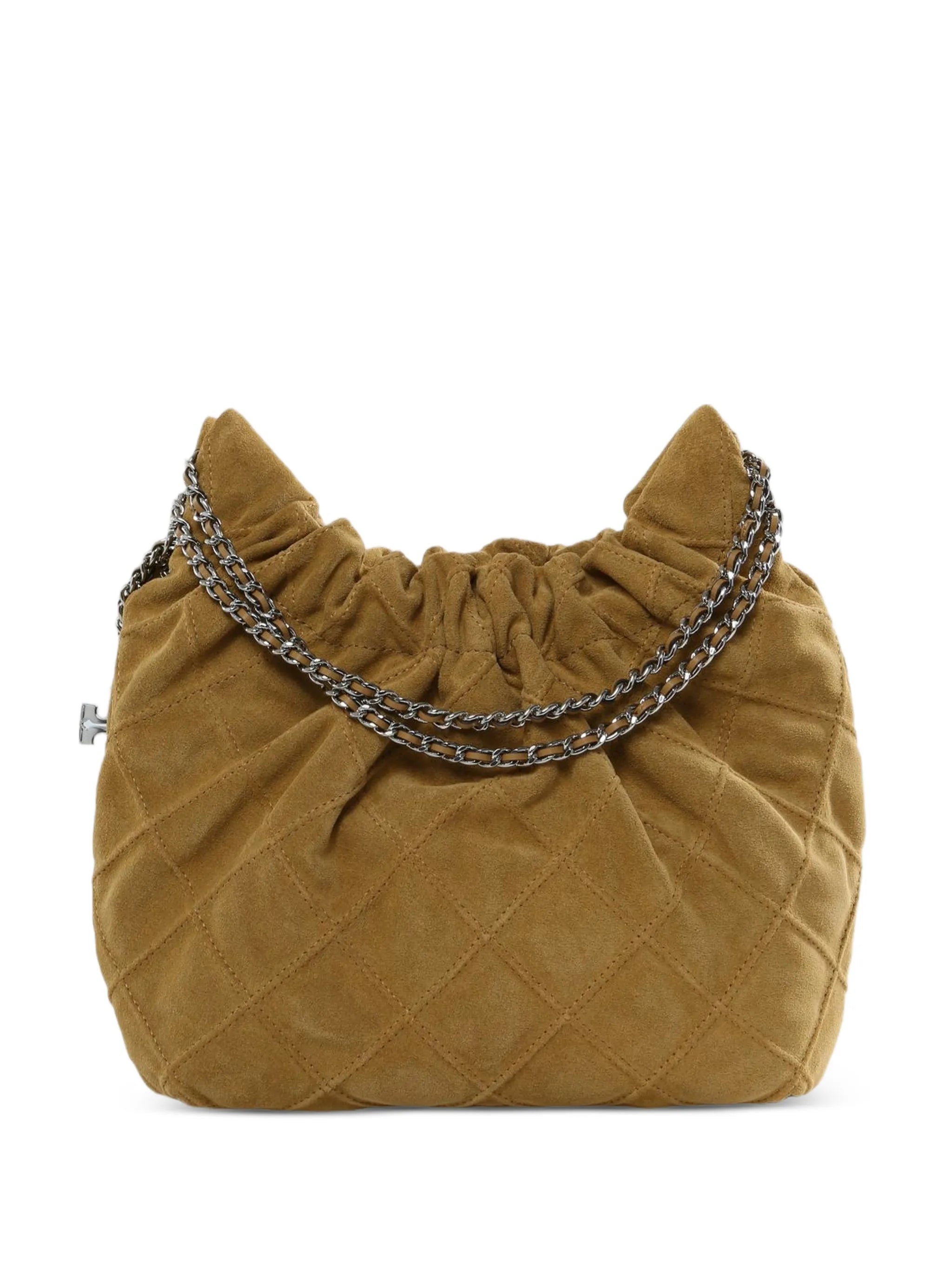 mini Fleming soft suede bag