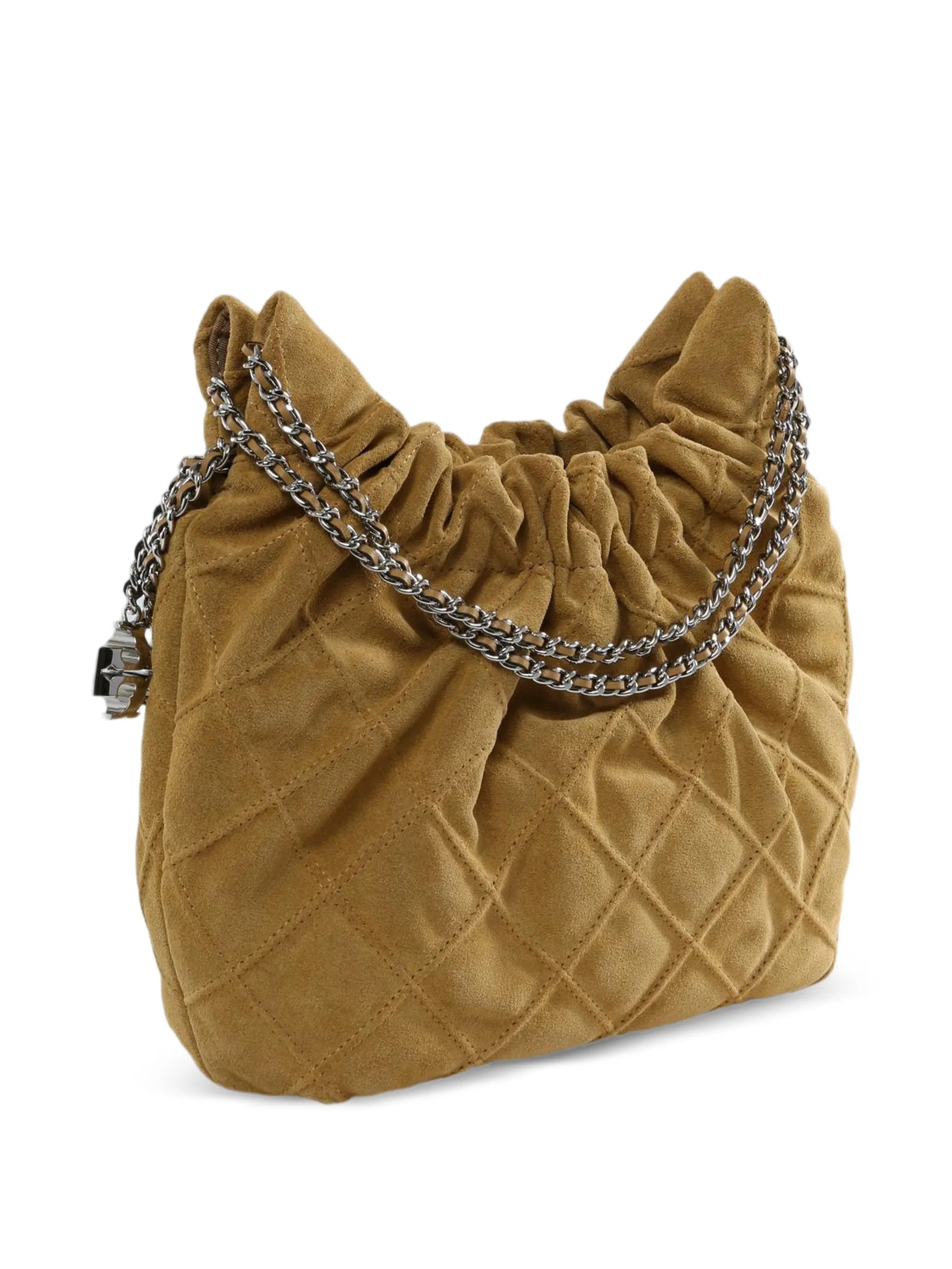 mini Fleming soft suede bag