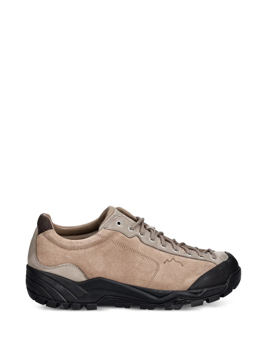 suede panelled sneakers