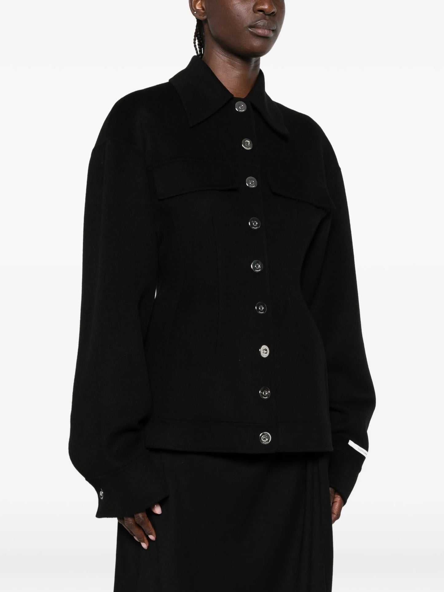 buttoned jacket