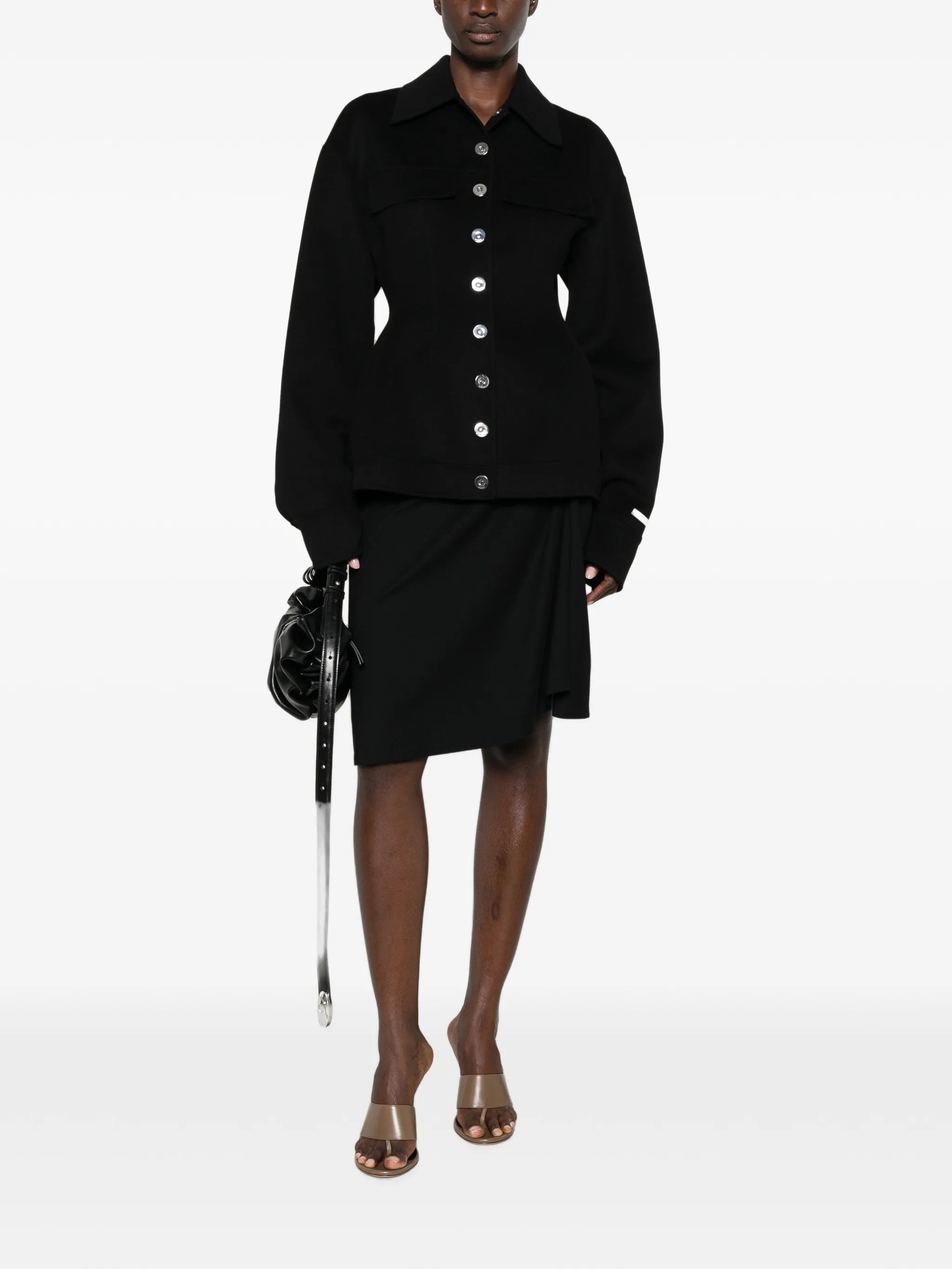 button-front jacket