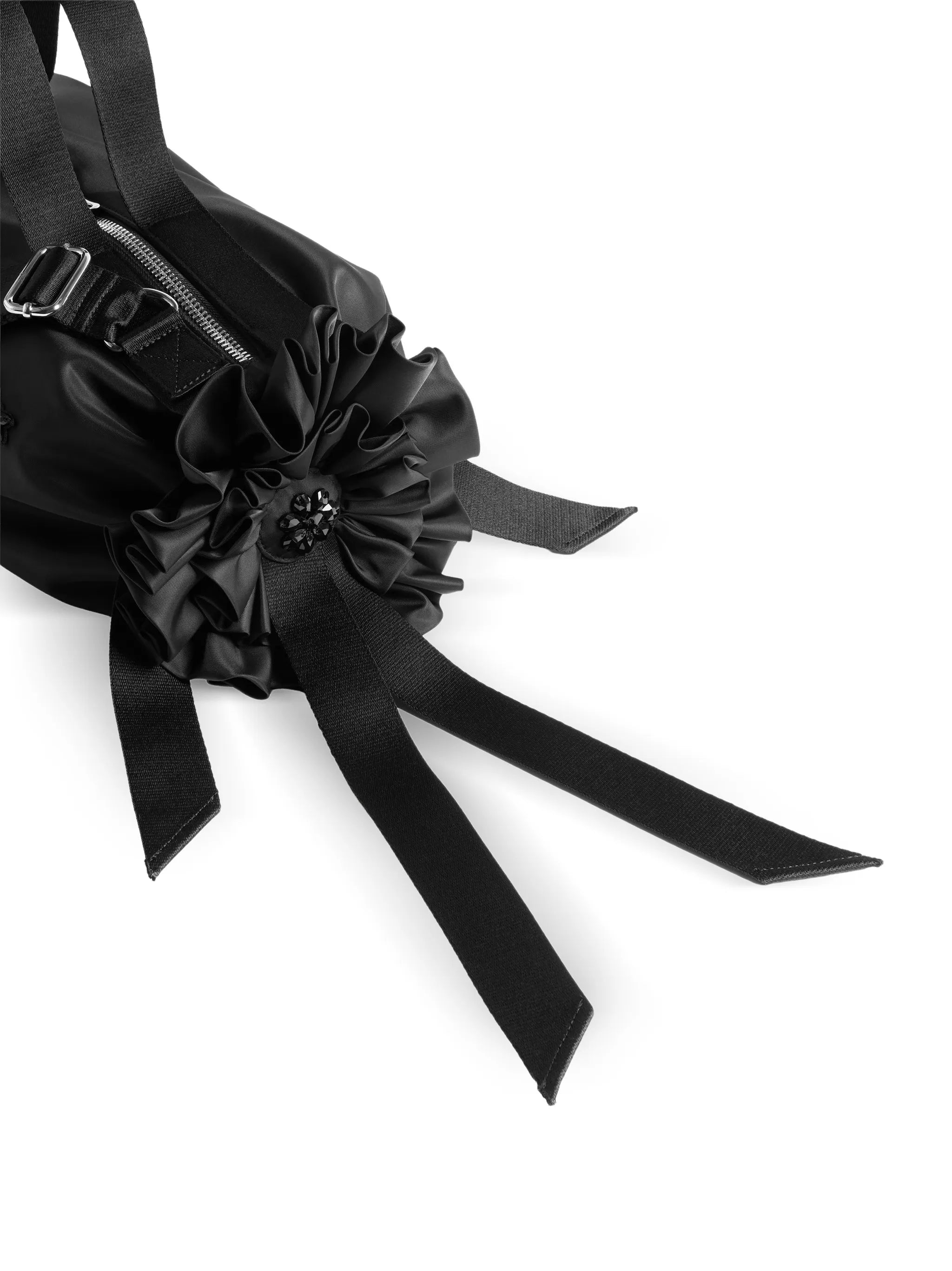 Turbo rosette-embellished tote bag