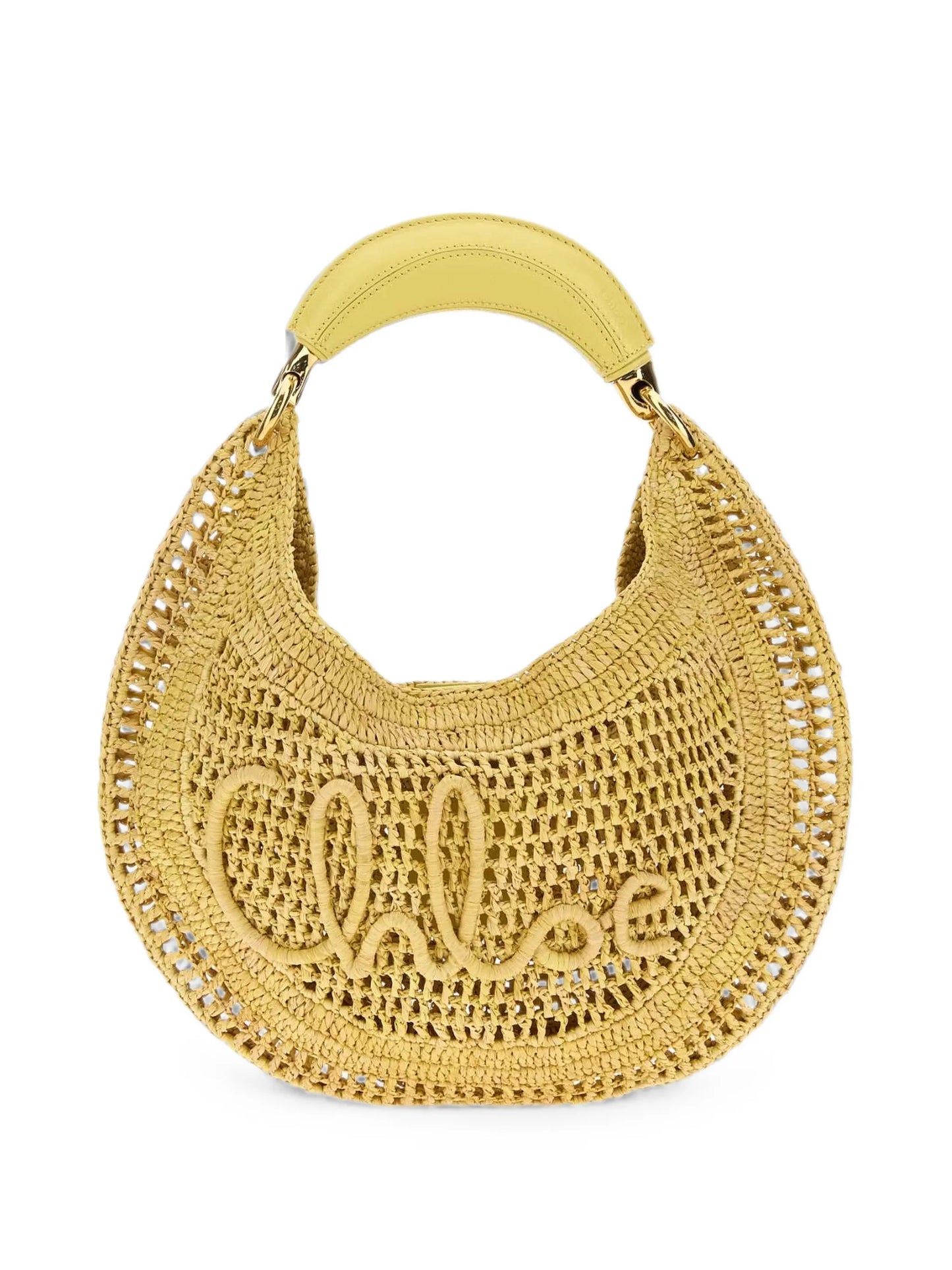 Summer Banana logo-embroidered shoulder bag