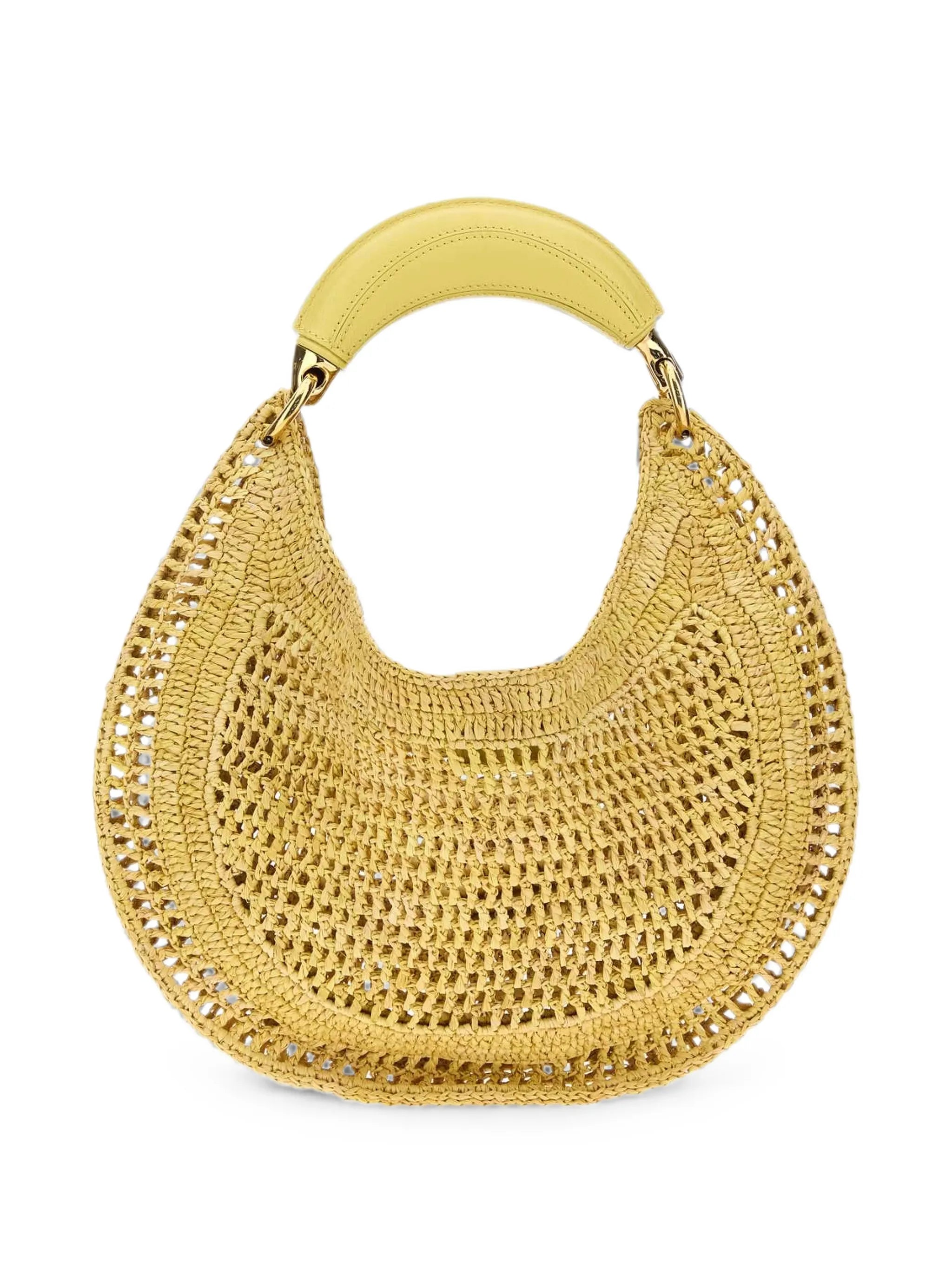 Summer Banana logo-embroidered shoulder bag