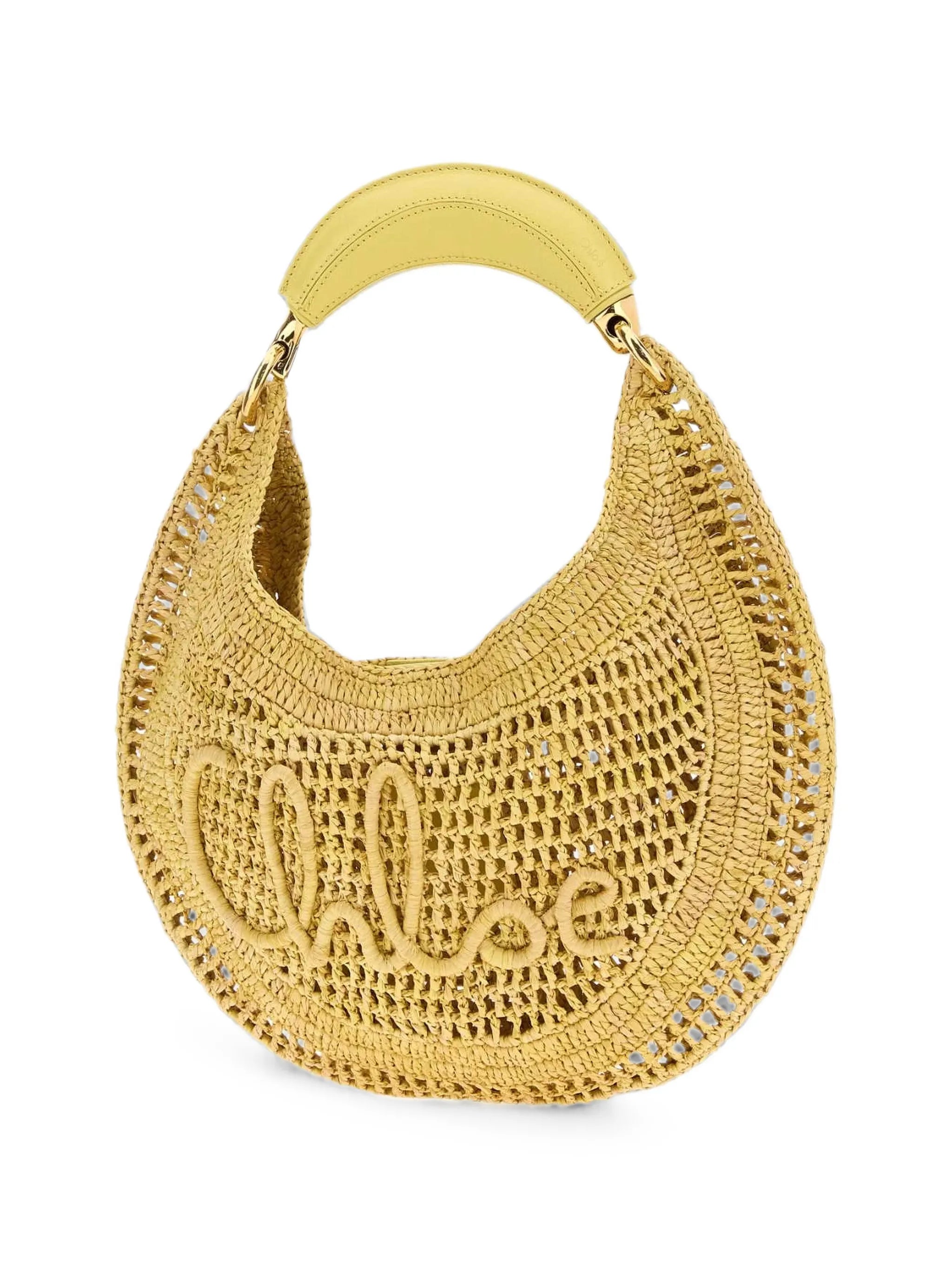 Summer Banana logo-embroidered shoulder bag